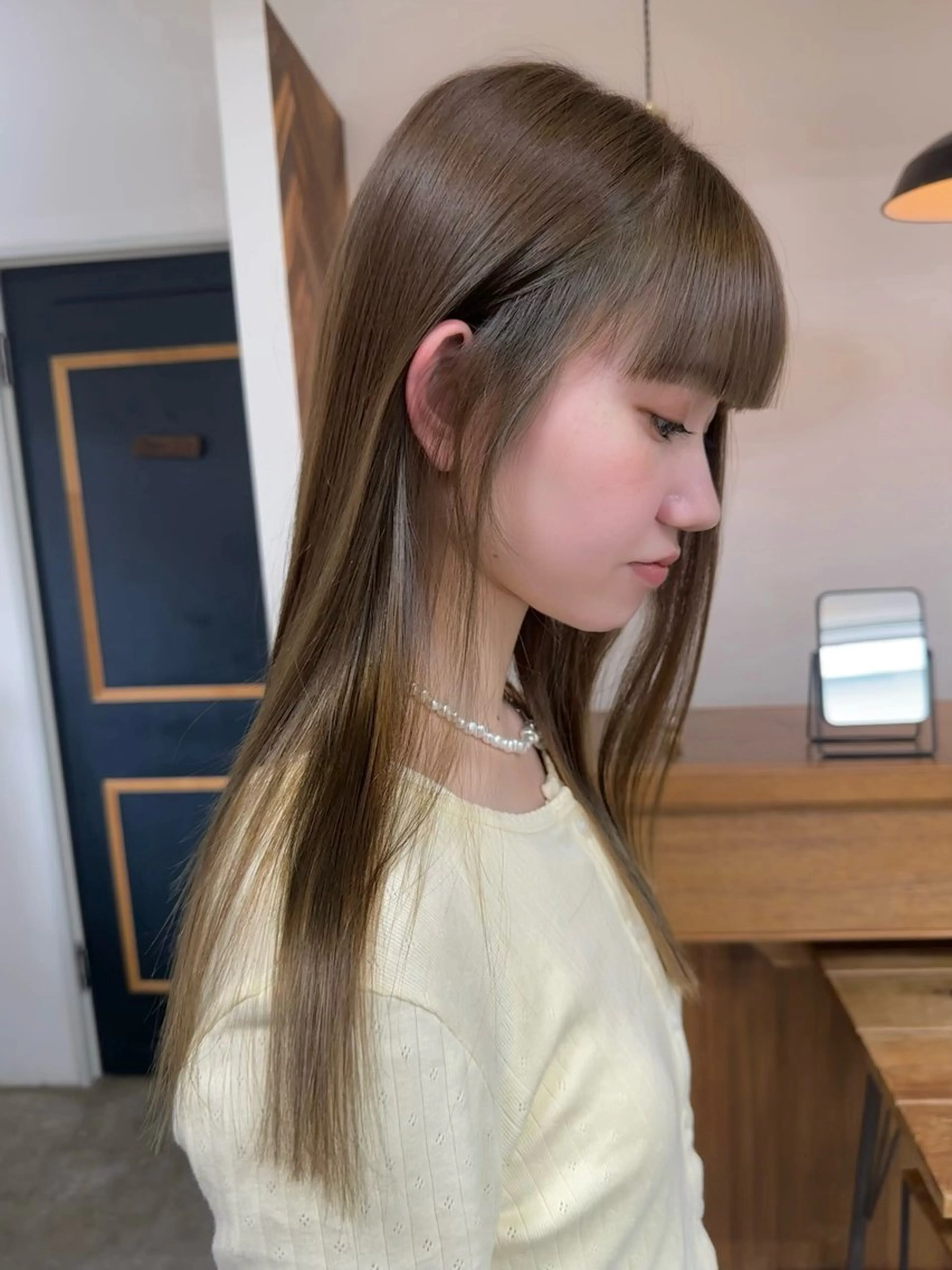 ロング トリートメント 酸熱トリートメント カット ヘアカラー トリートメント NAGISA 🎀透明感カラー🎀のヘアスタイル
