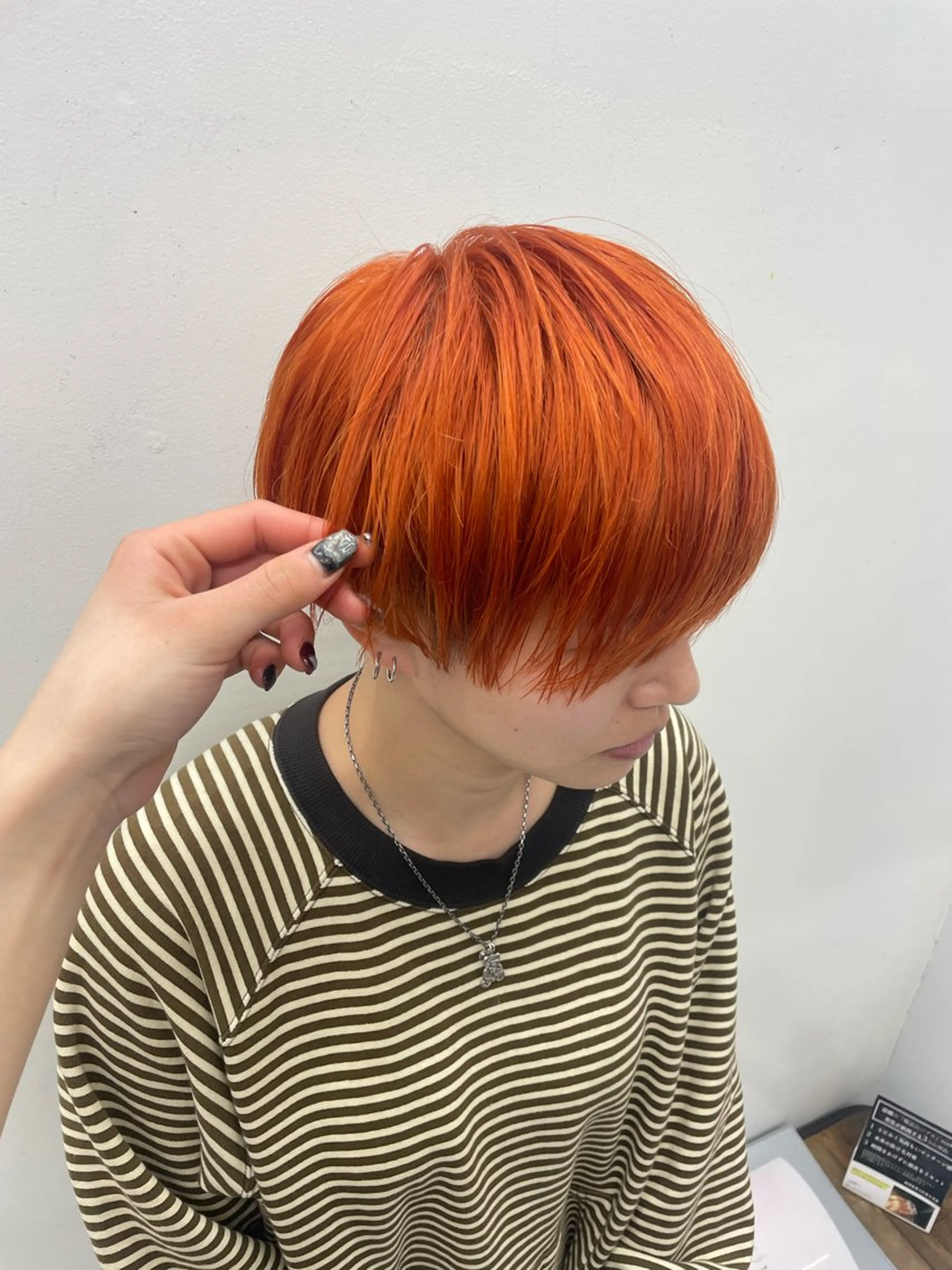 ショート カラー ヘアカラー トリートメント カットモデル/ ハイトーン/ゆうあのヘアスタイル