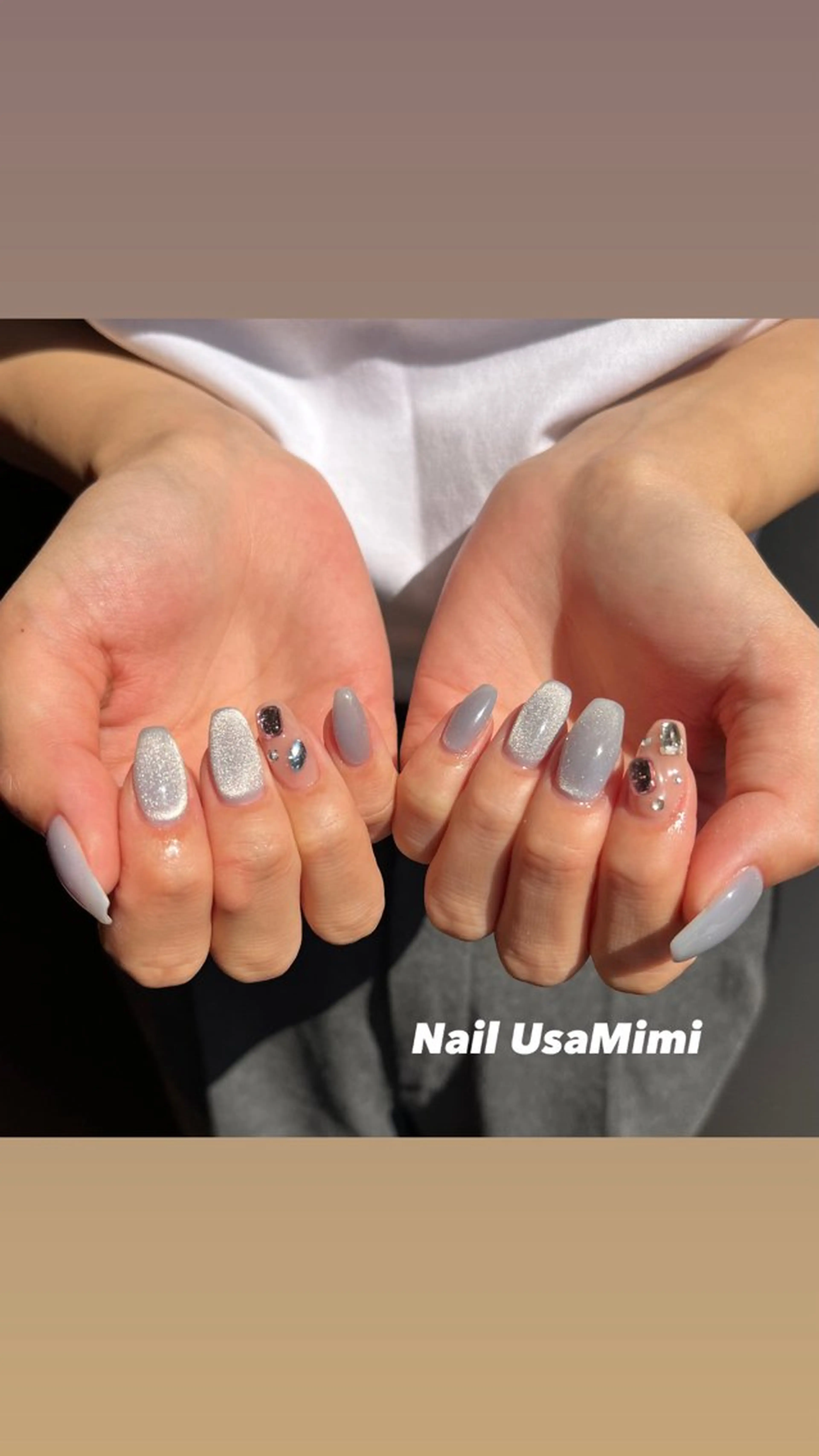 ネイル アートネイル オーロラネイル チークネイル フレンチネイル ジェルネイル 本町NailUsa Mimi RIKOのネイルデザイン