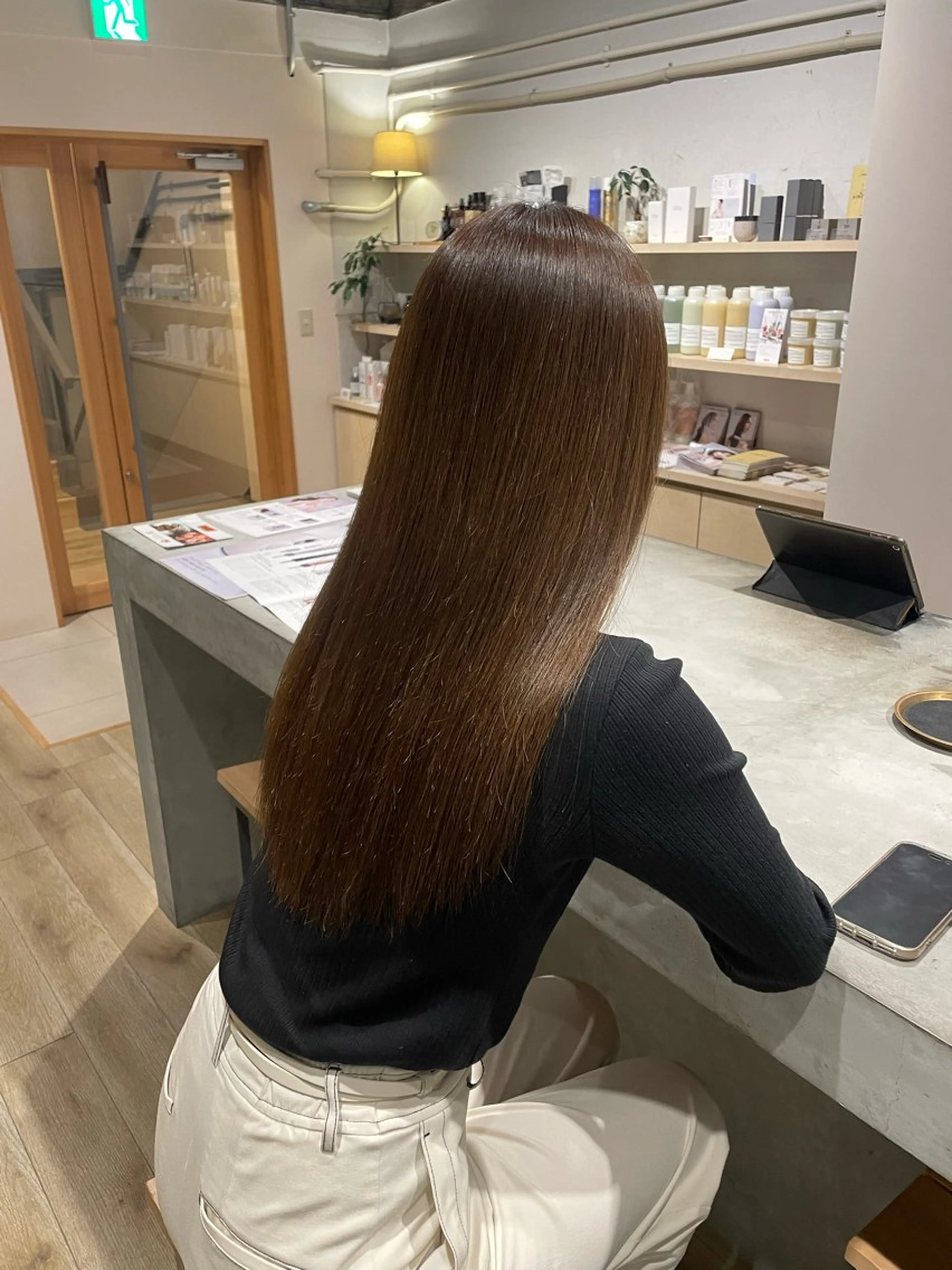 ロング カラー まとい  ︎︎のヘアスタイル