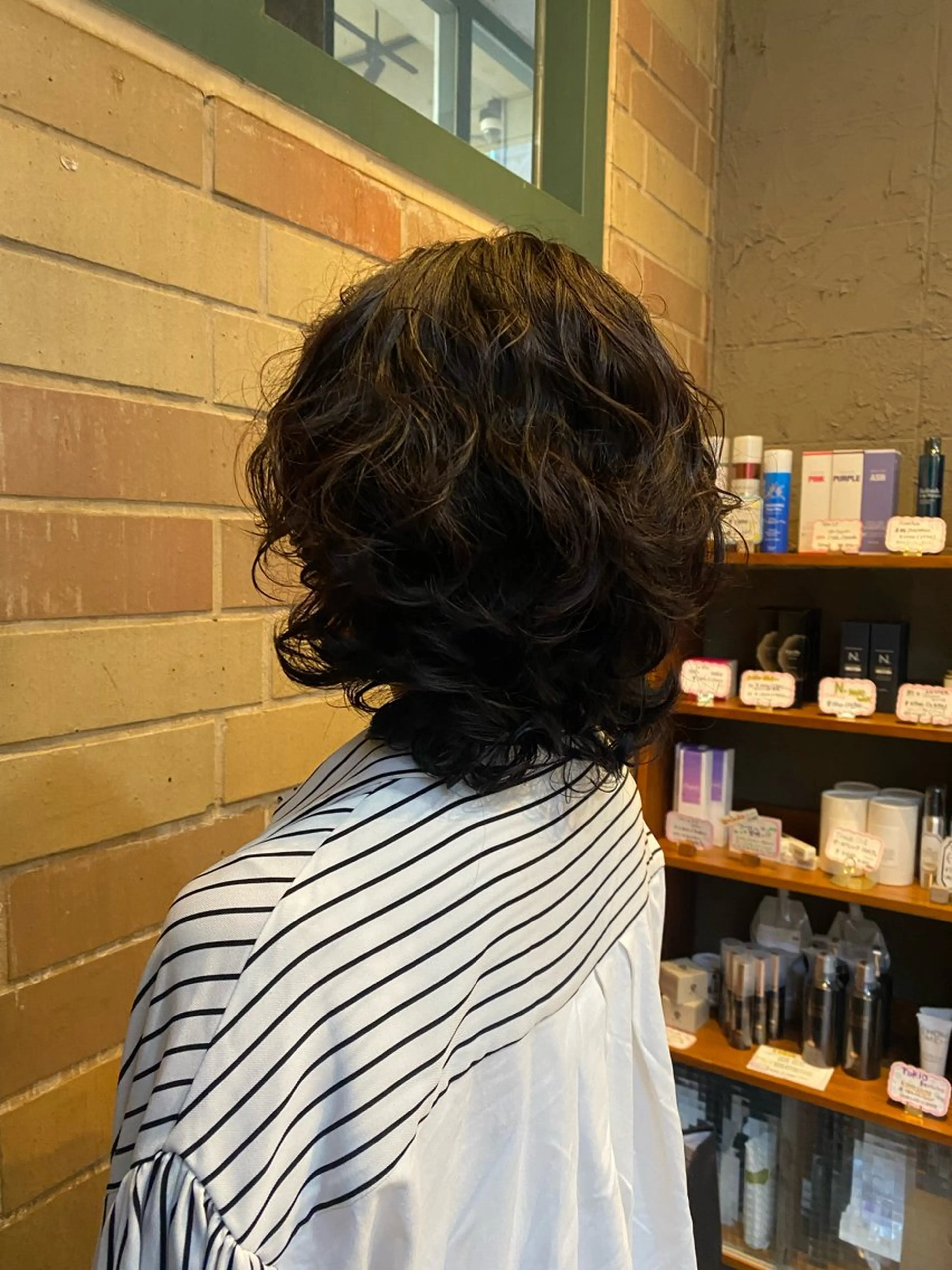 ミディアム ミディアムパーマ ヘアメイクエルテ Yukikoのヘアスタイル