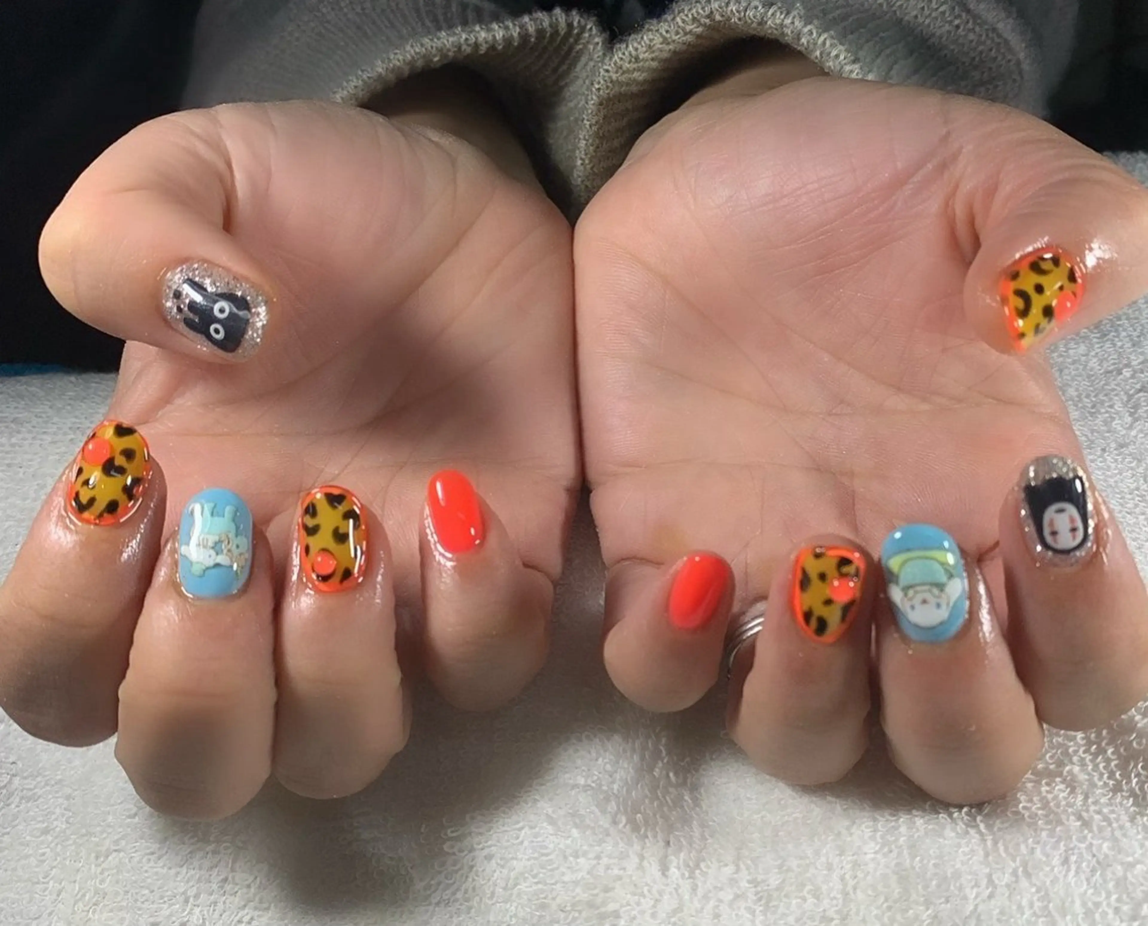 ネイル アニマル柄 ハンドネイル フットネイル MHR nailのネイルデザイン