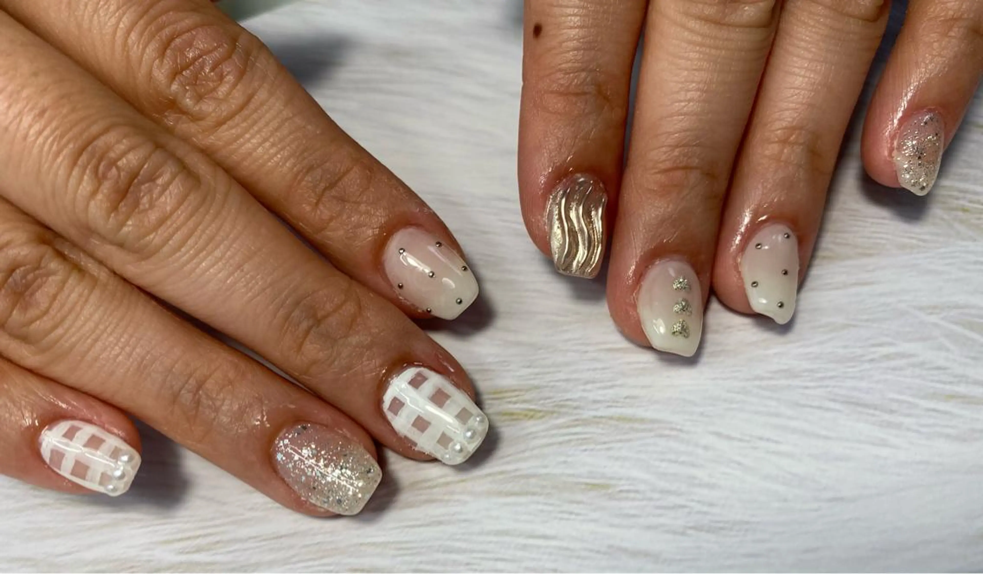 ネイル ハンドネイル Mana‪ ‪·͜· ❤︎‬のネイルデザイン