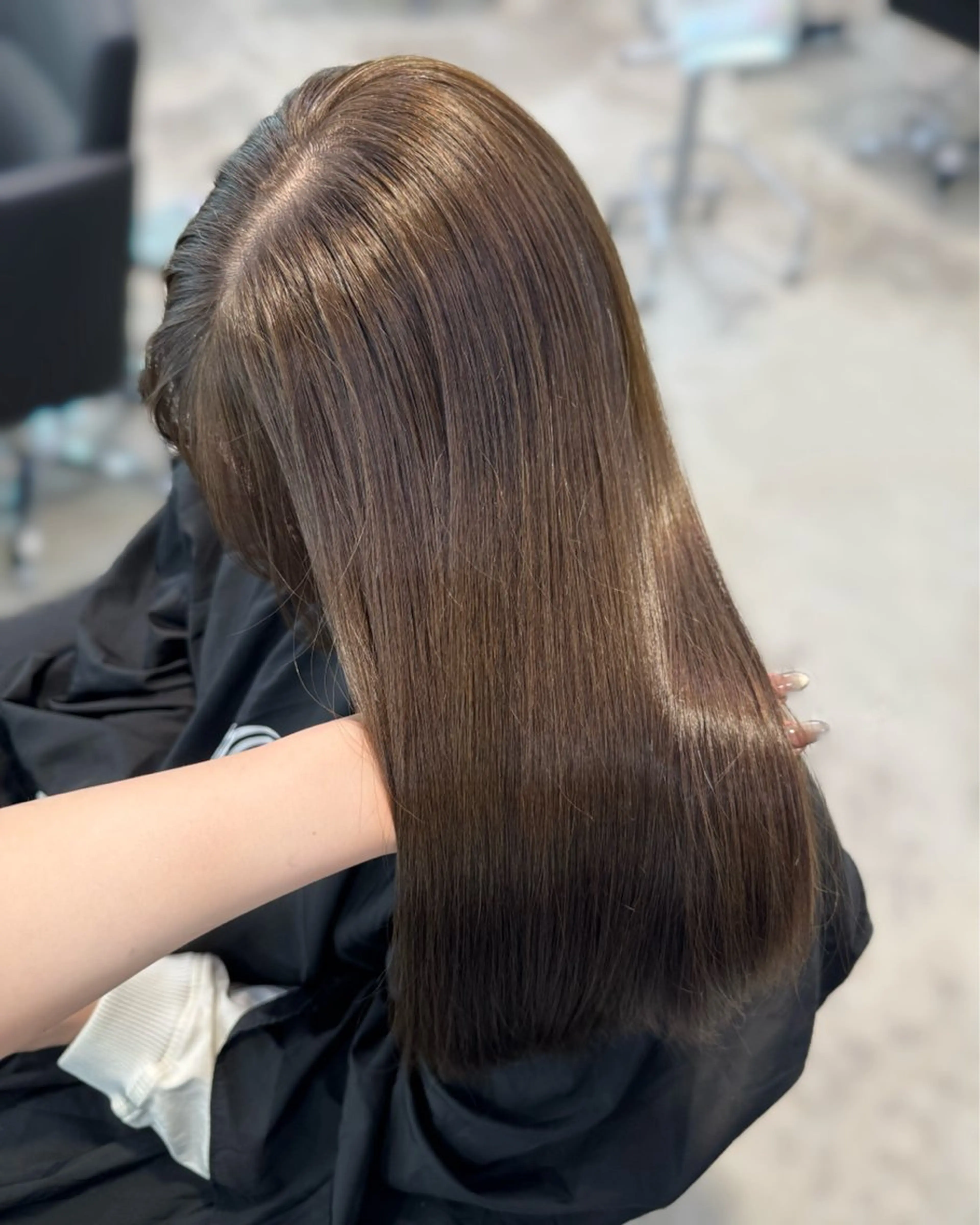 ロング カラー 艶カラー♡クール トレンドヘア♡アユミのヘアスタイル