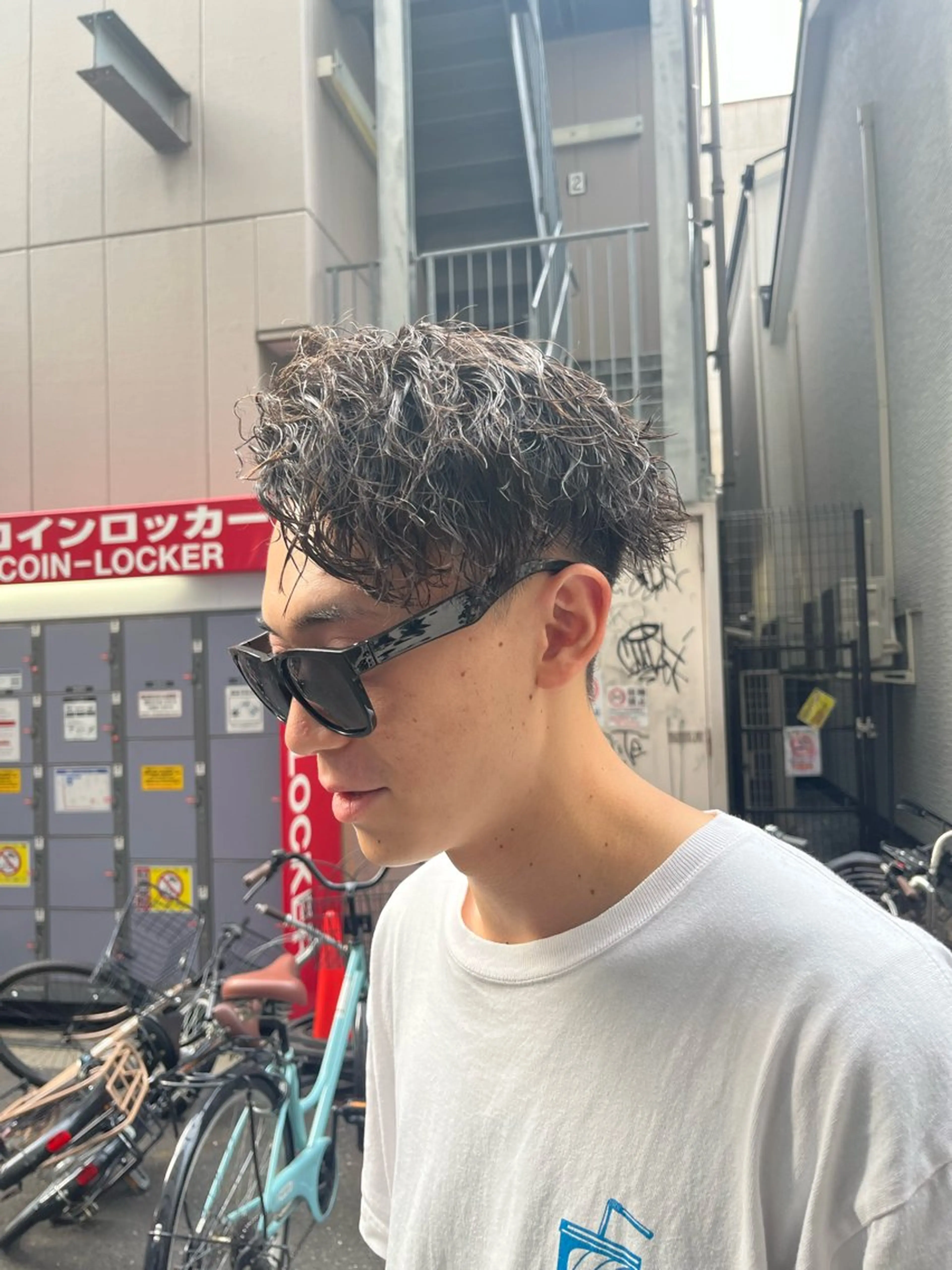 メンズ カット パーマ 🏅EIGHT難波/ 【店長】タモツのヘアスタイル