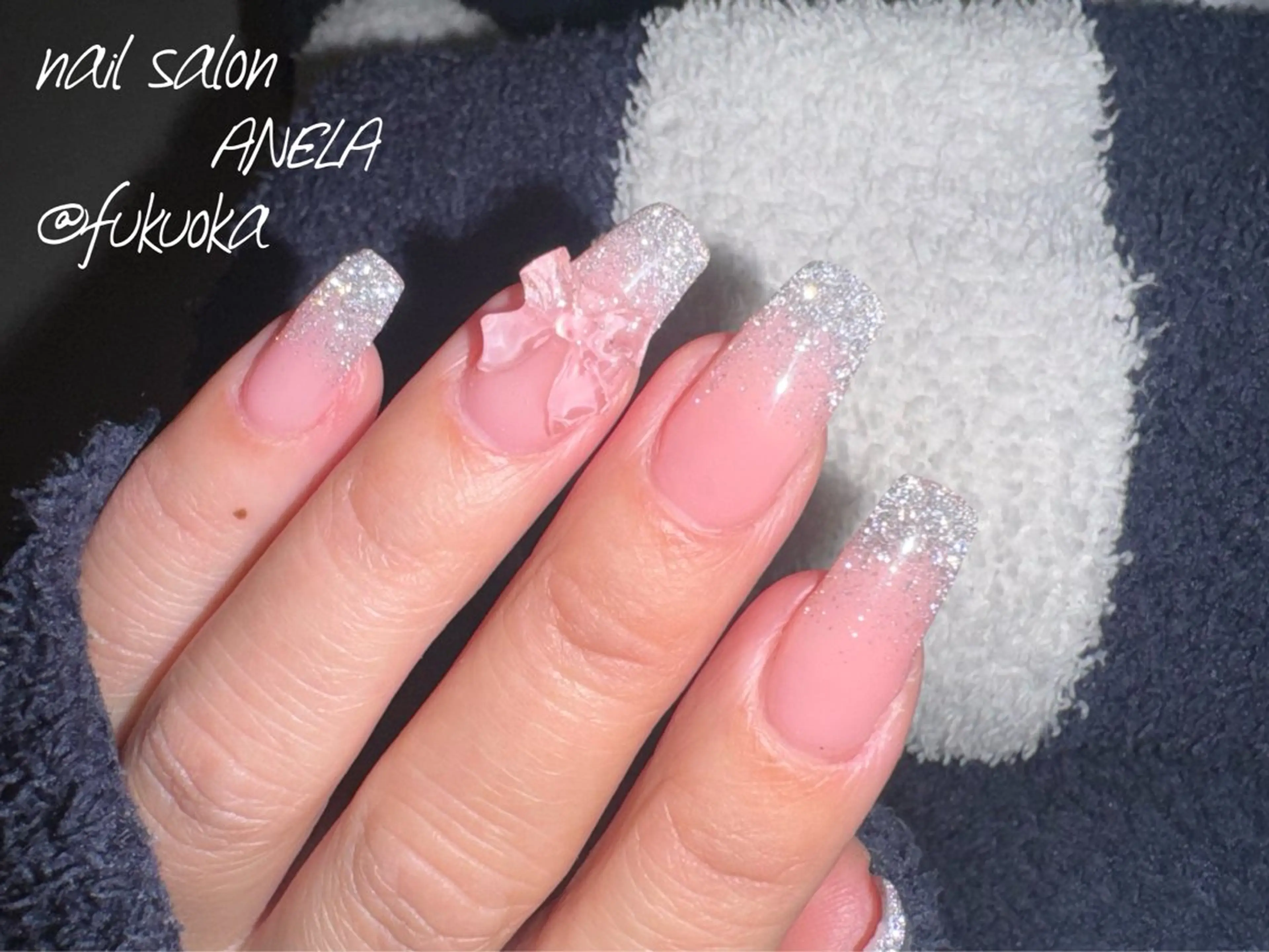 ネイル フラッシュネイル グラデーション ハンドネイル nail salon ANELA mayaのネイルデザイン
