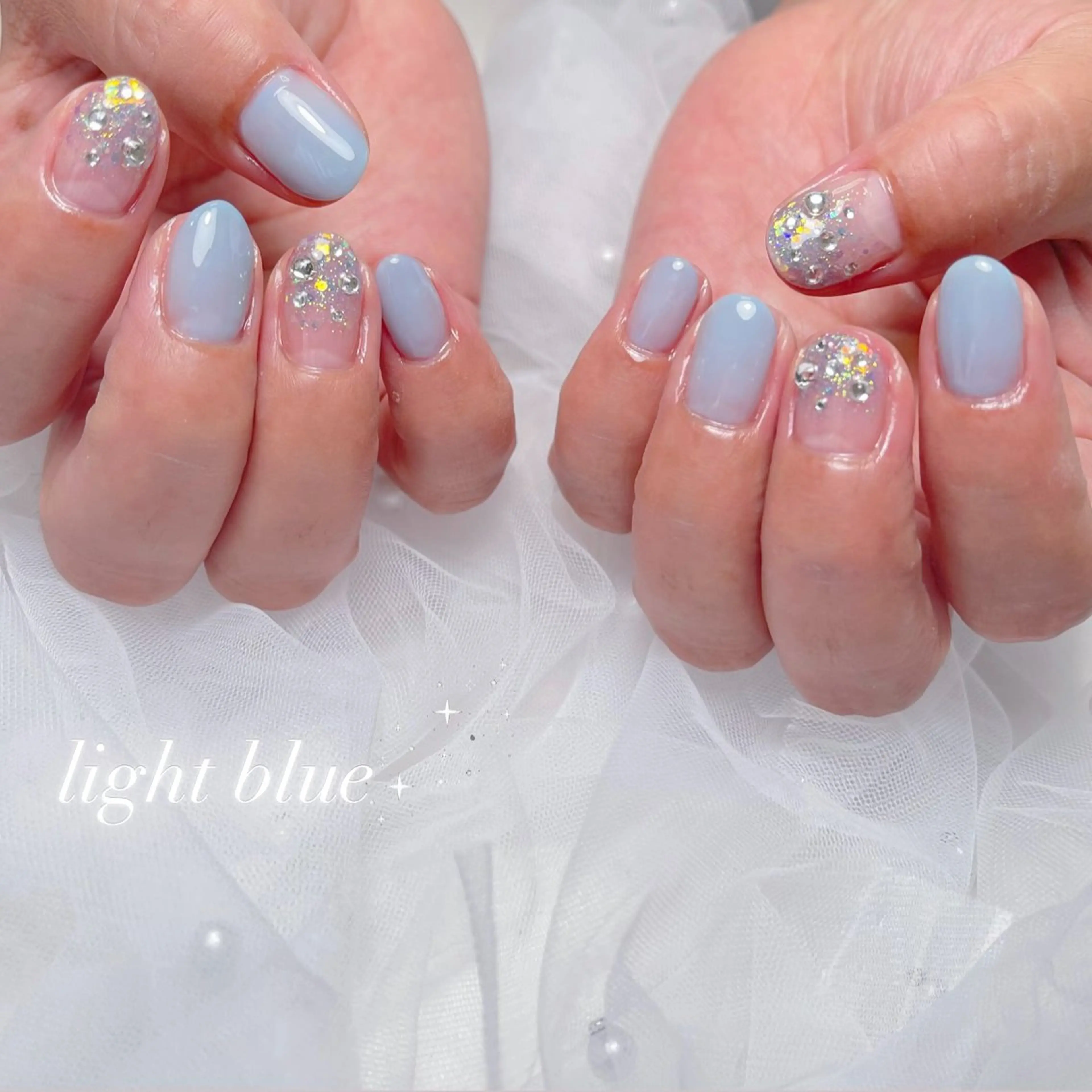 ネイル 長さ出し ジェルネイル 韓国ネイル パラジェル シンプルネイル ハンドネイル RE SALONのネイルデザイン