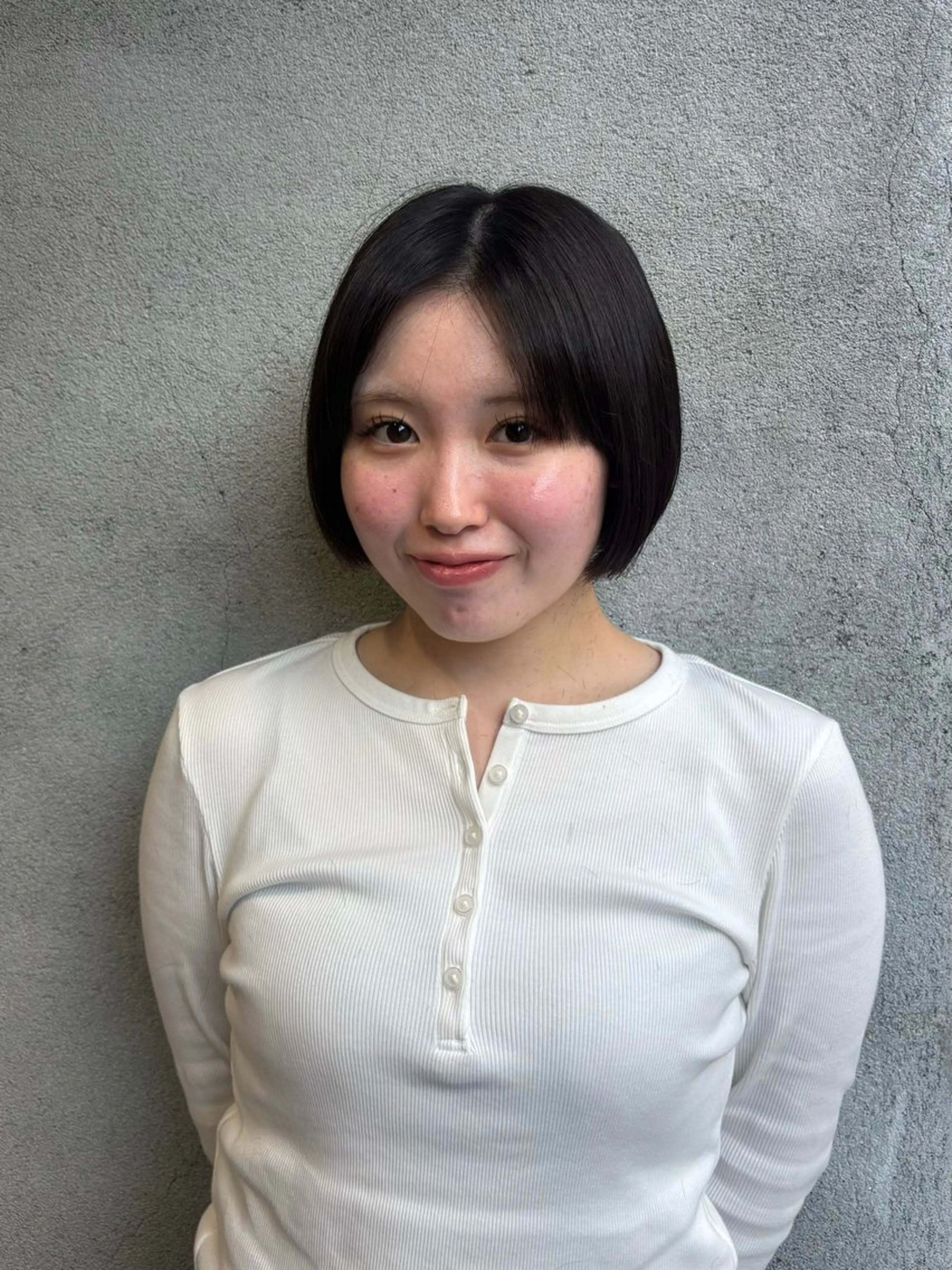 ショート ボブ カット ヘアカラー ボブ/可愛いスタイル ⠀ゆらのヘアスタイル