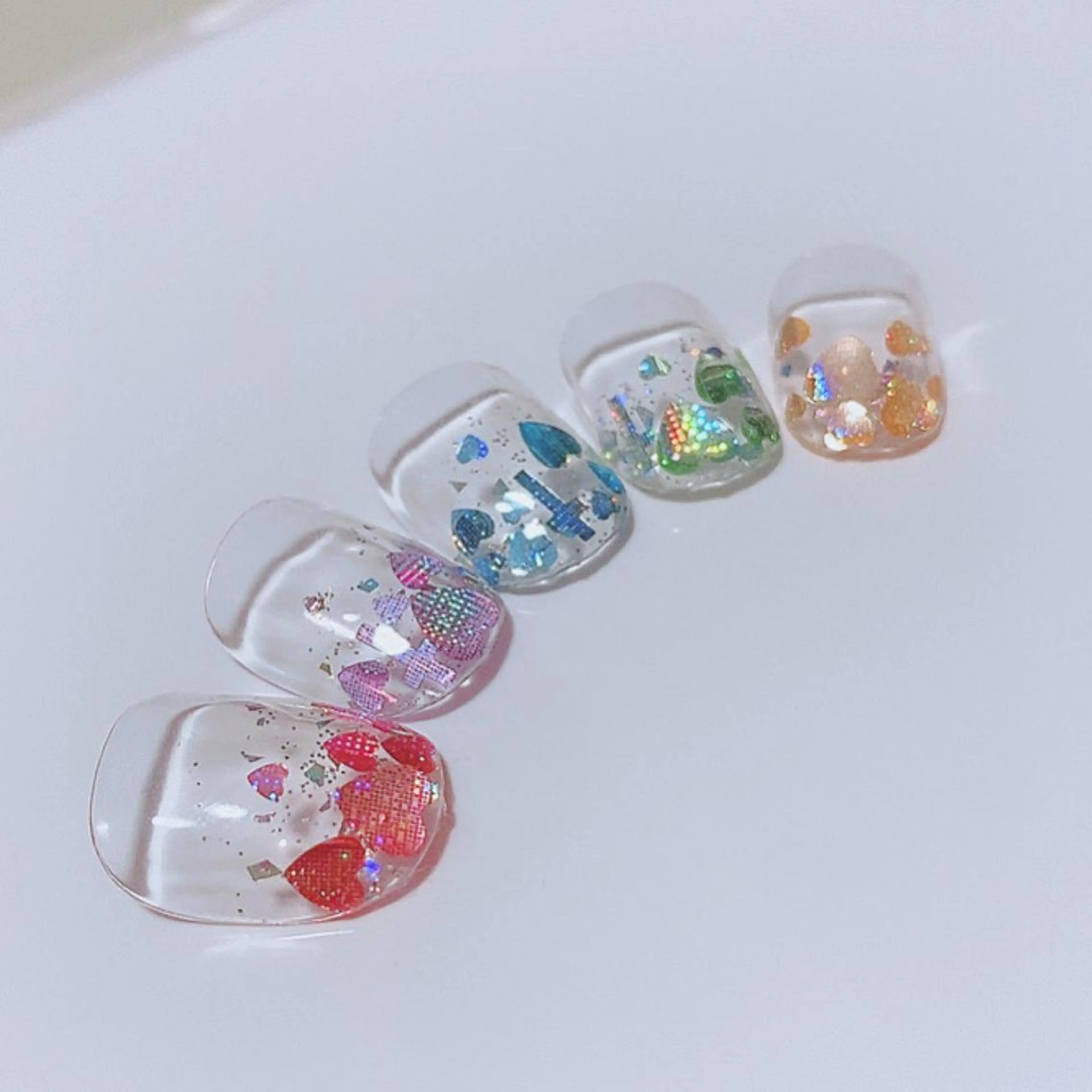 ネイル キラキラネイル riu🌙 ogataのネイルデザイン