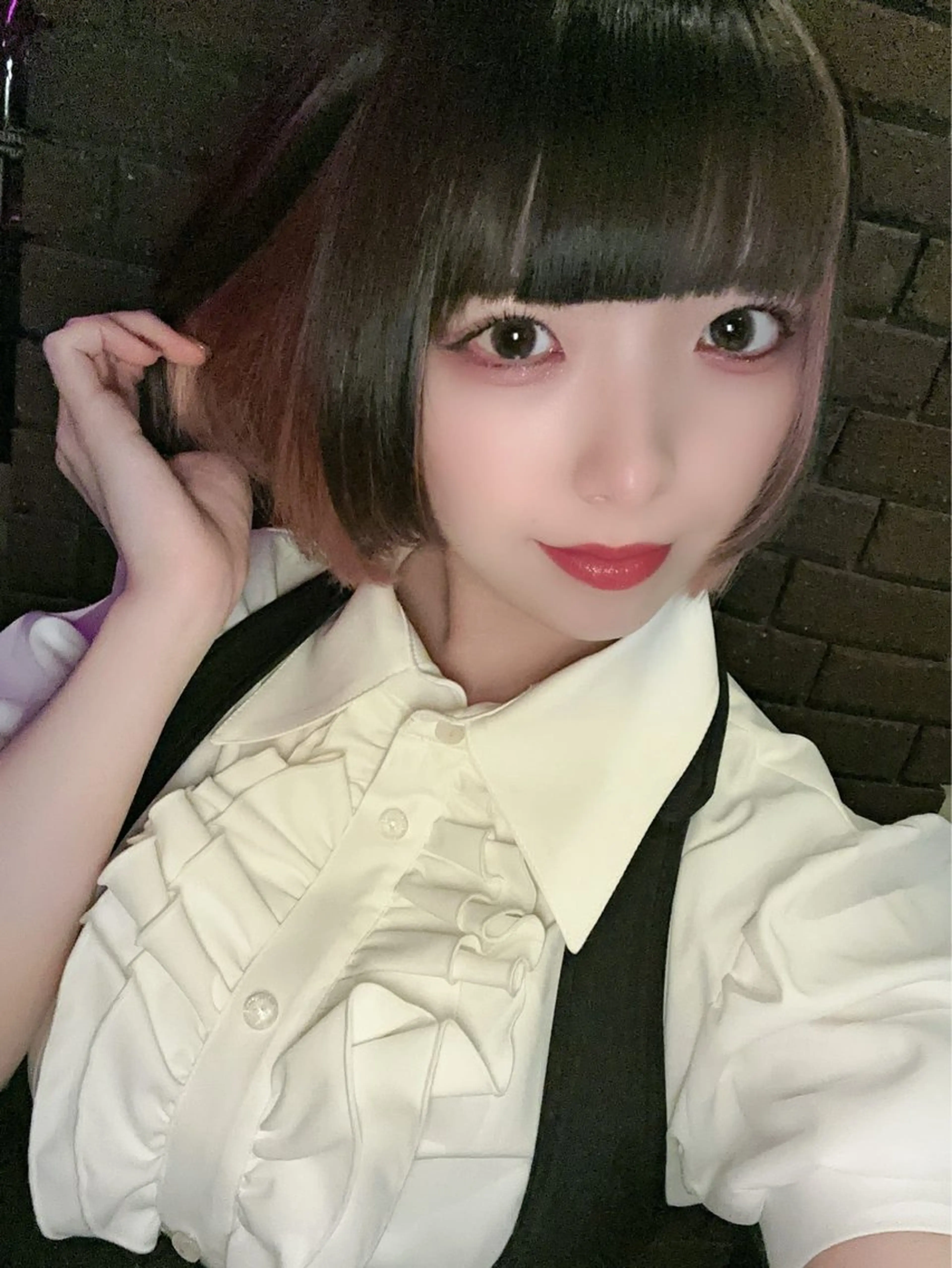 ミディアム ボブ メンズ/韓国レイヤー /縮毛矯正/📍爽太のヘアスタイル