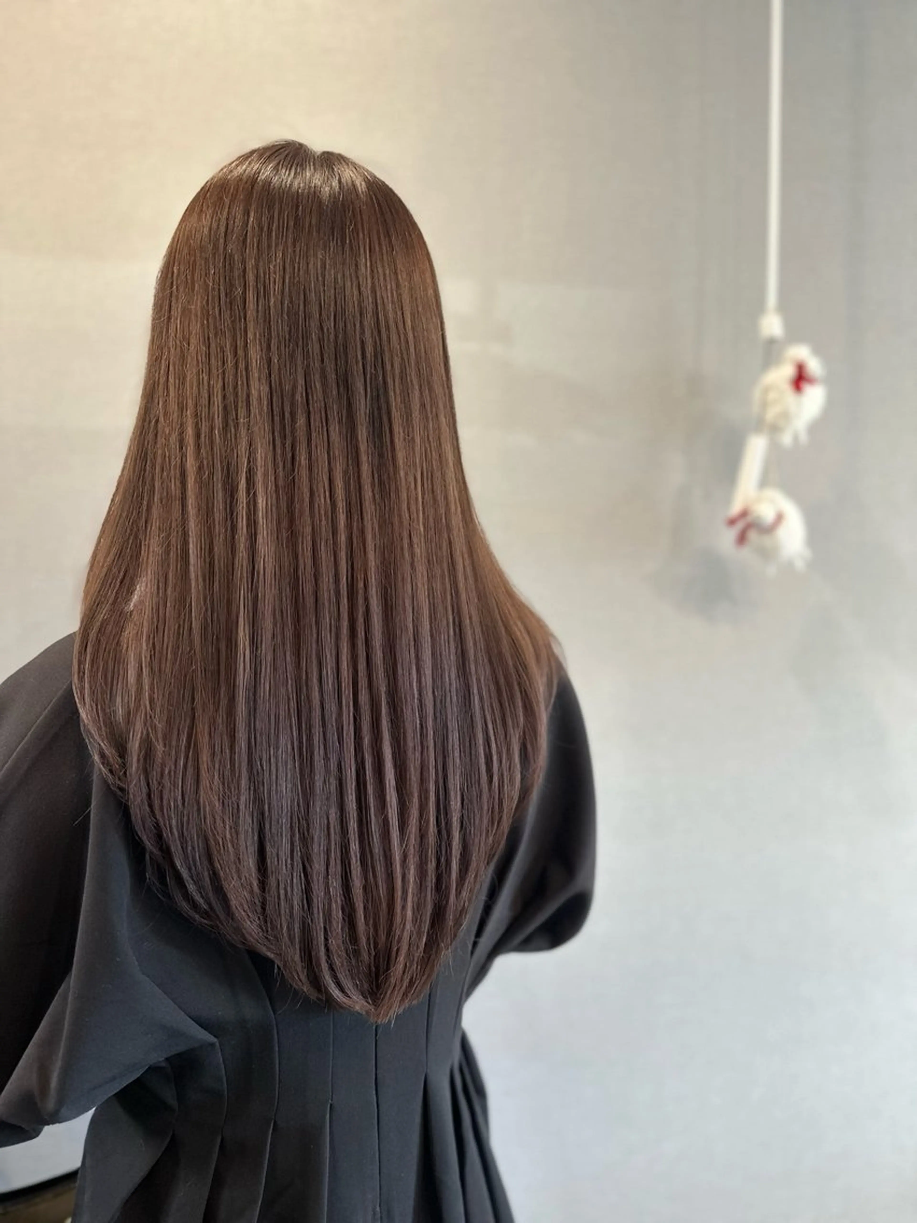 ロング カラー カット ヘアカラー トリートメント K Harukaのヘアスタイル
