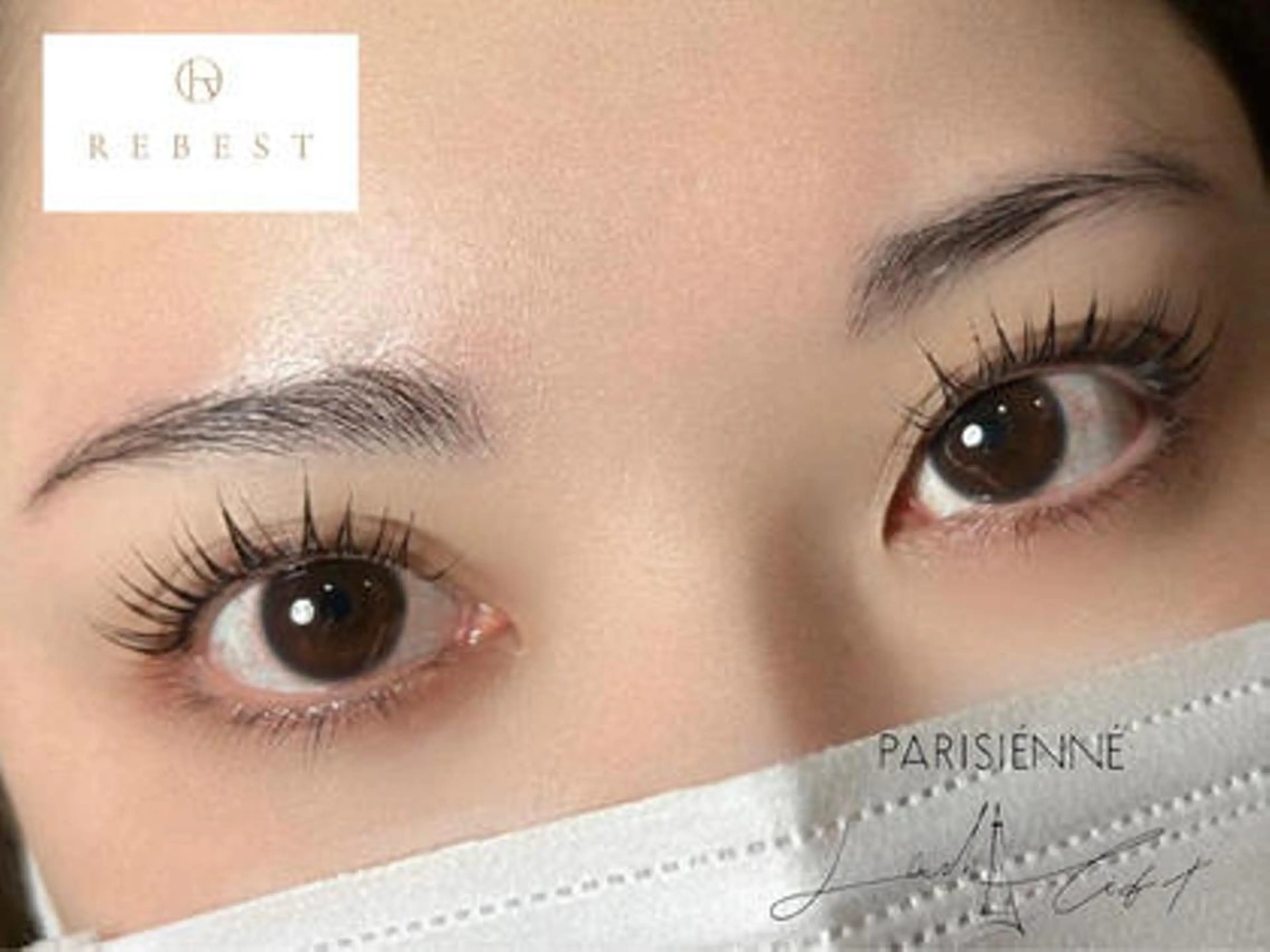 マツエク・マツパ パリジェンヌラッシュリフト REBEST心斎橋 AIRIのマツエク・マツパデザイン