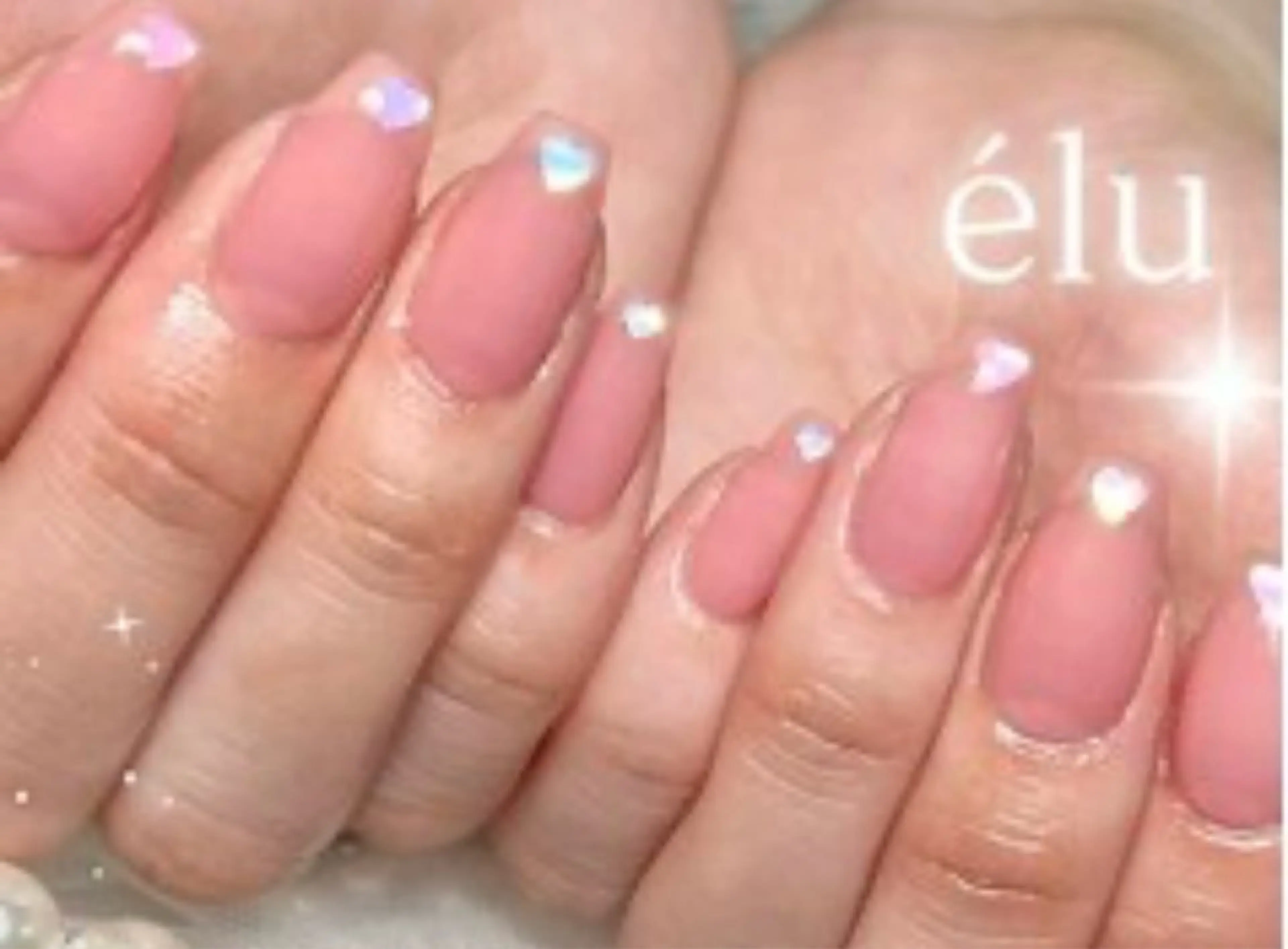 ネイル ホログラムネイル ワンカラーネイル エルバイノリコ小川 パラジェル取扱店のネイルデザイン