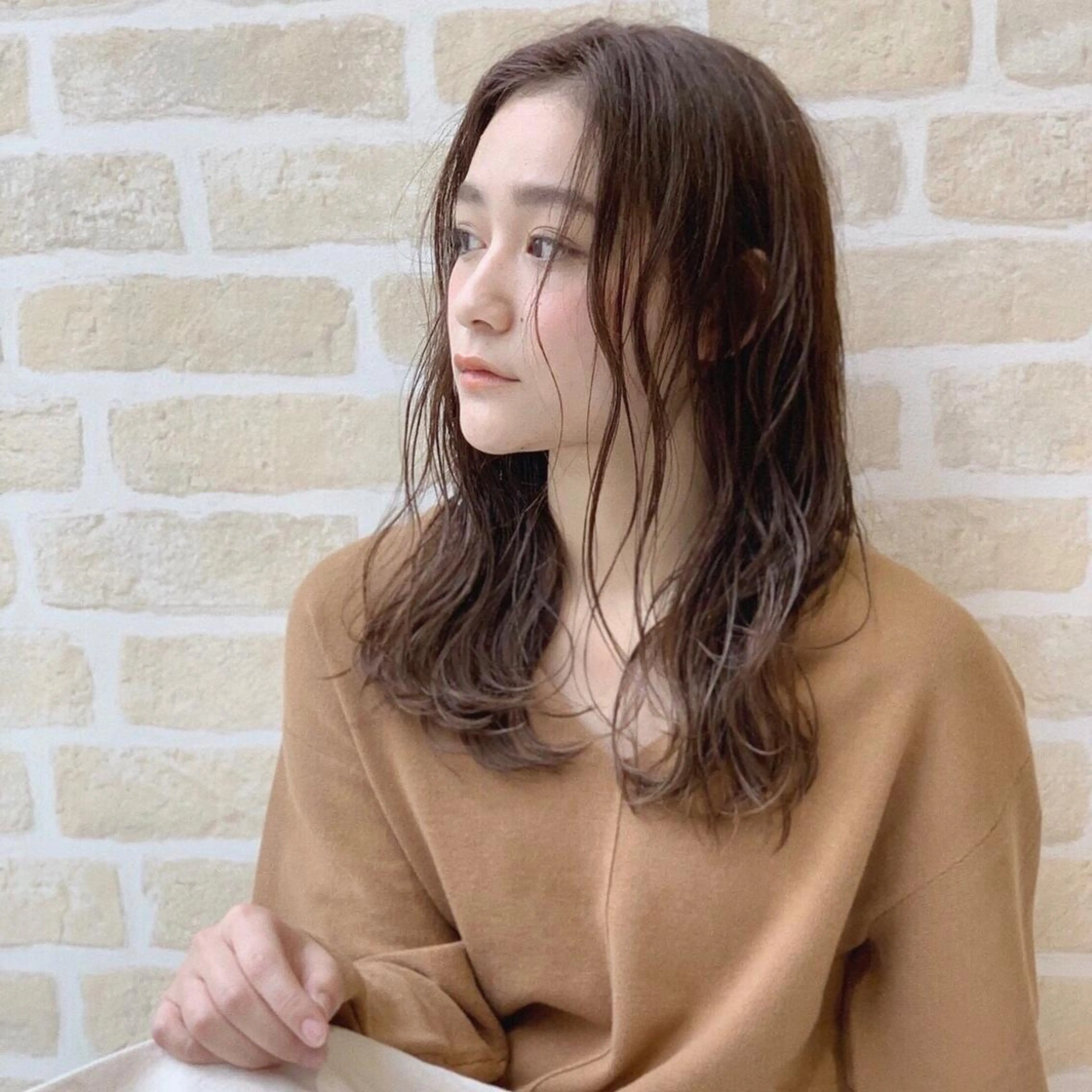 セミロング 冨木 雄斗のヘアスタイル