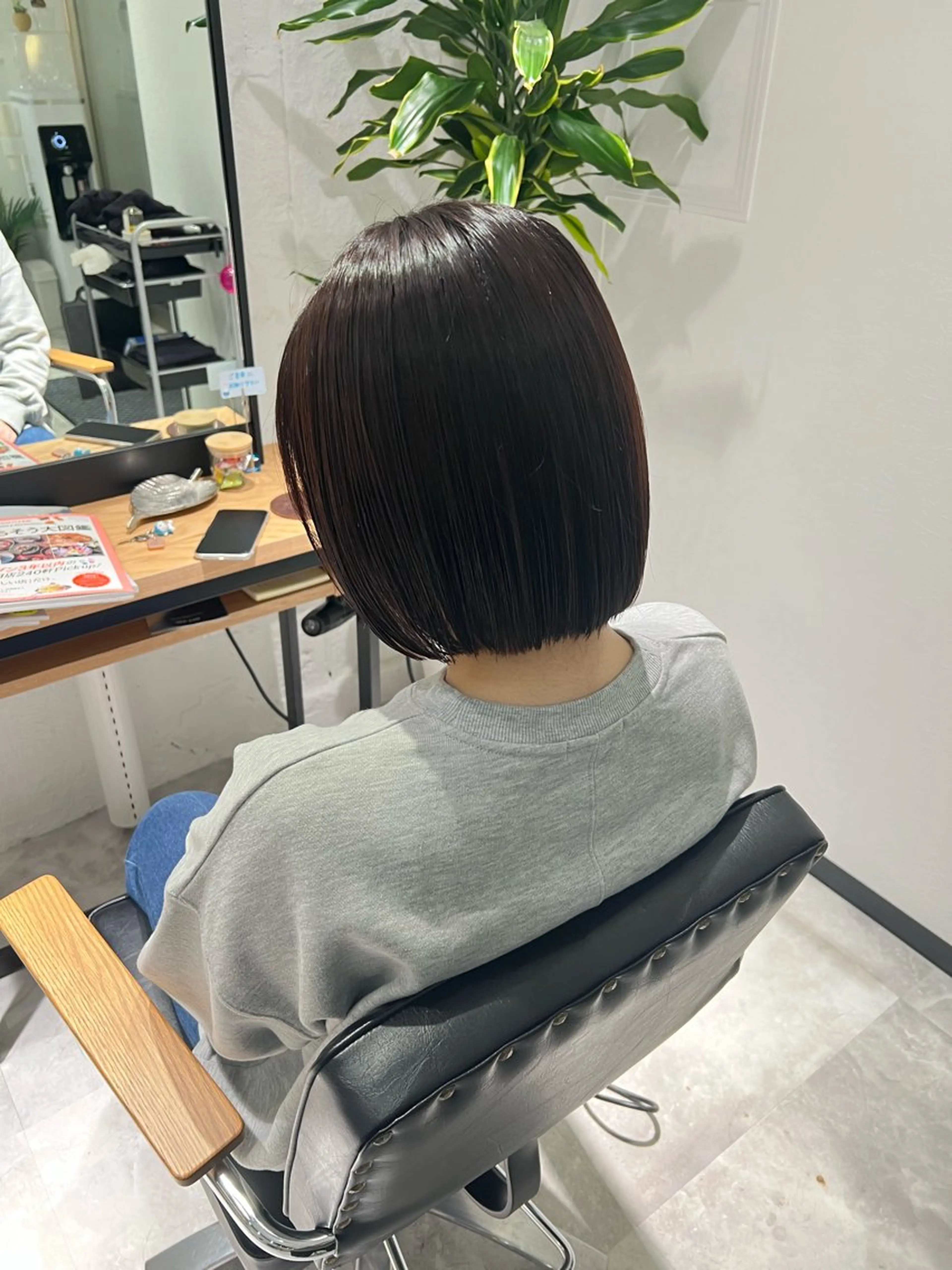 ショート カラー ヘアアレンジ ボブ 「sumi」 AMIのヘアスタイル