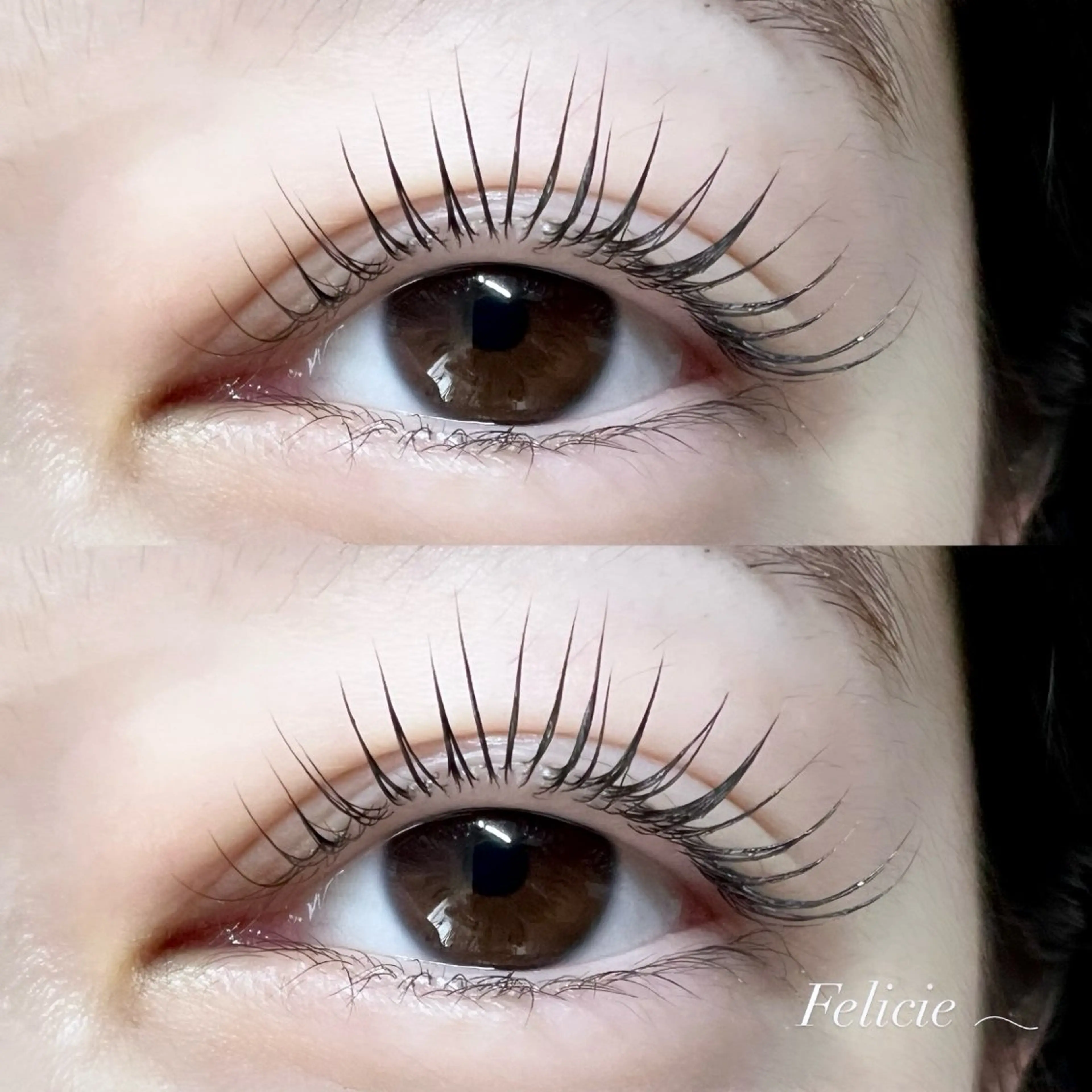 マツエク・マツパ パリジェンヌラッシュリフト 一重×まつ毛パーマ マツパ Felicie＊ Sayakaのマツエク・マツパデザイン