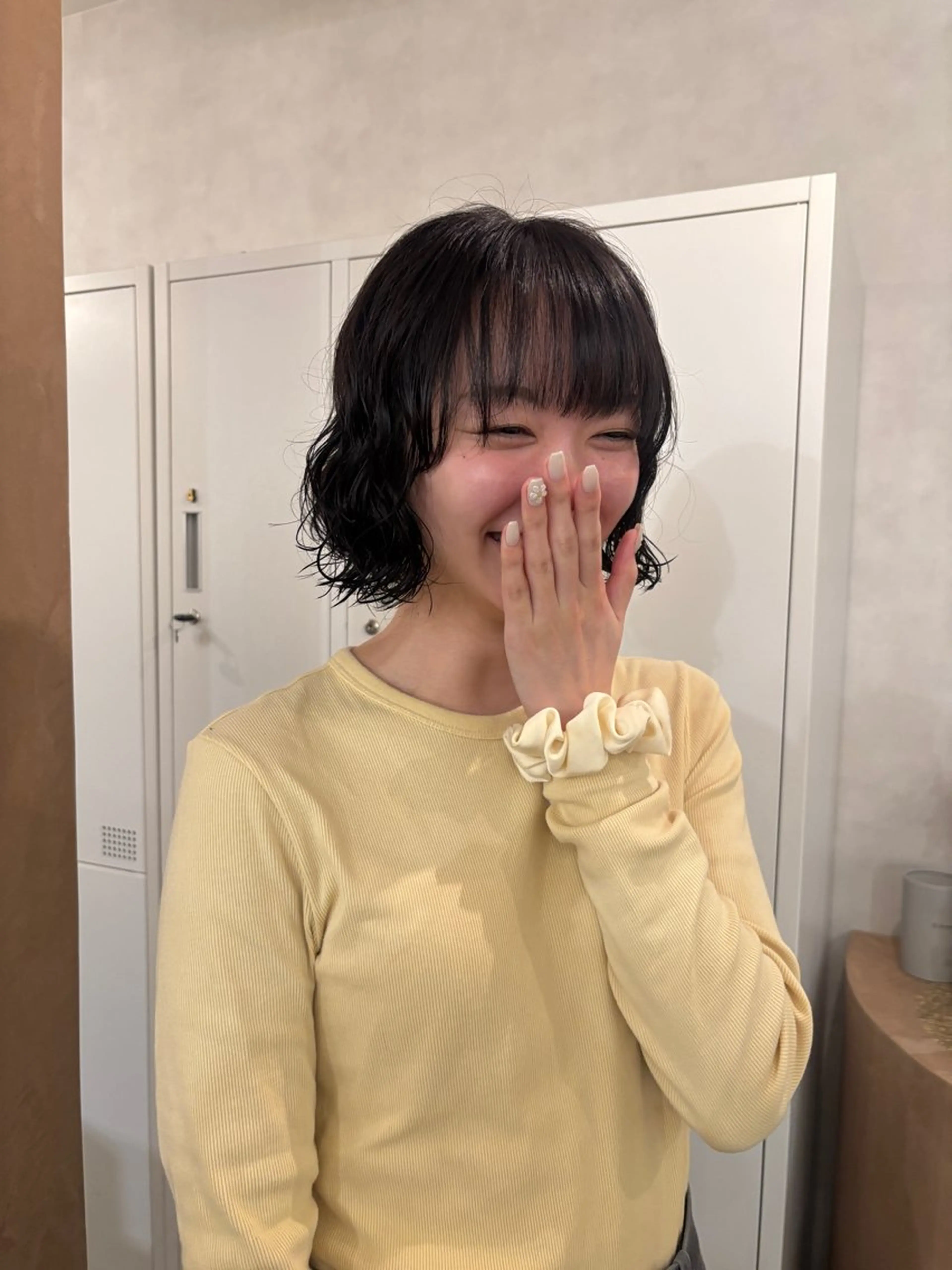 ショート パーマ カット パーマ トリートメント Chiho / 梅田 / ボブ/ パーマのヘアスタイル