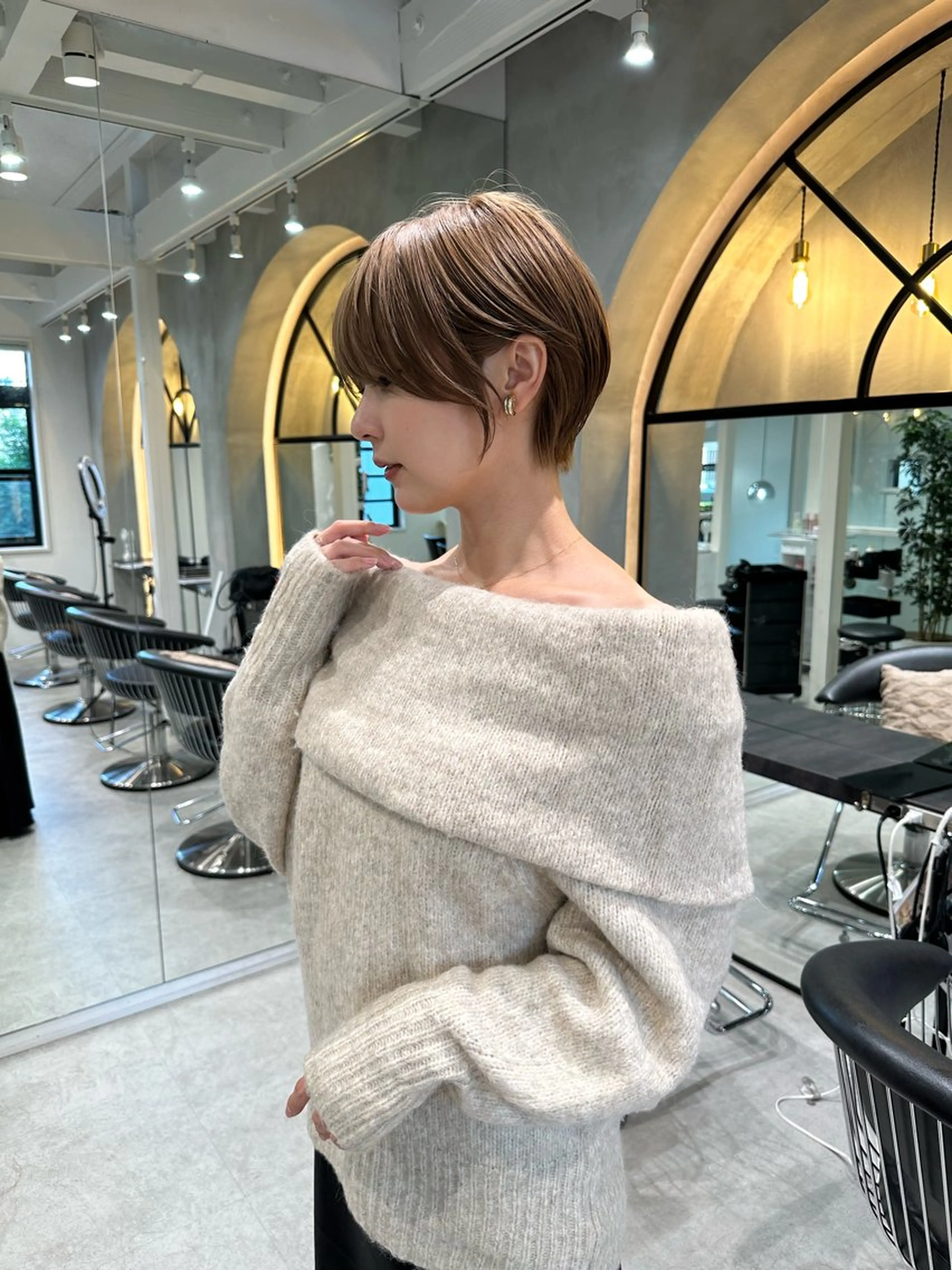 ショート ショートヘア カット ヘアカラー トリートメント ヘッドスパ taiga レイヤー /髪質改善/矯正🌈のヘアスタイル