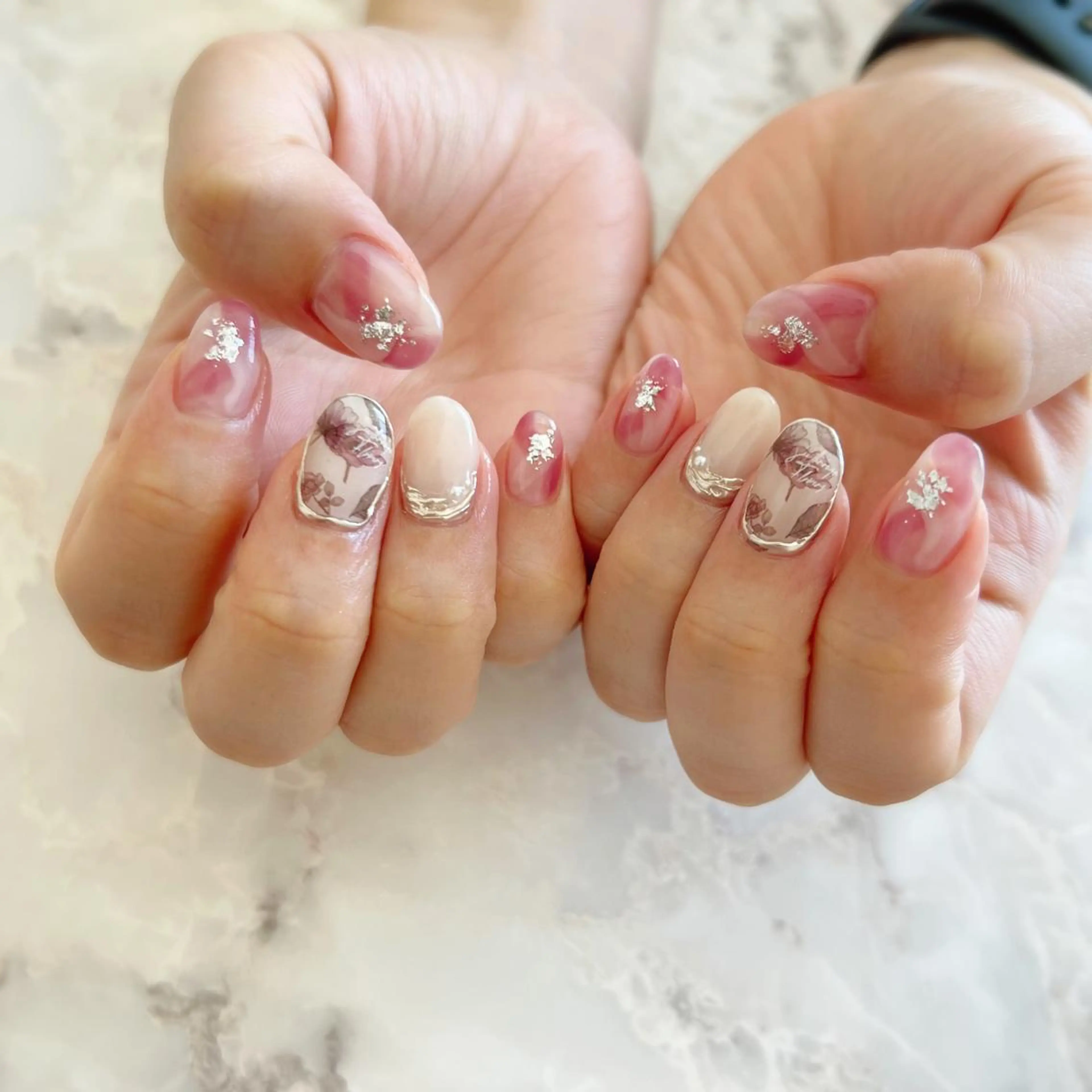 ネイル ミラーネイル ハンドネイル nail salon Regaosのネイルデザイン