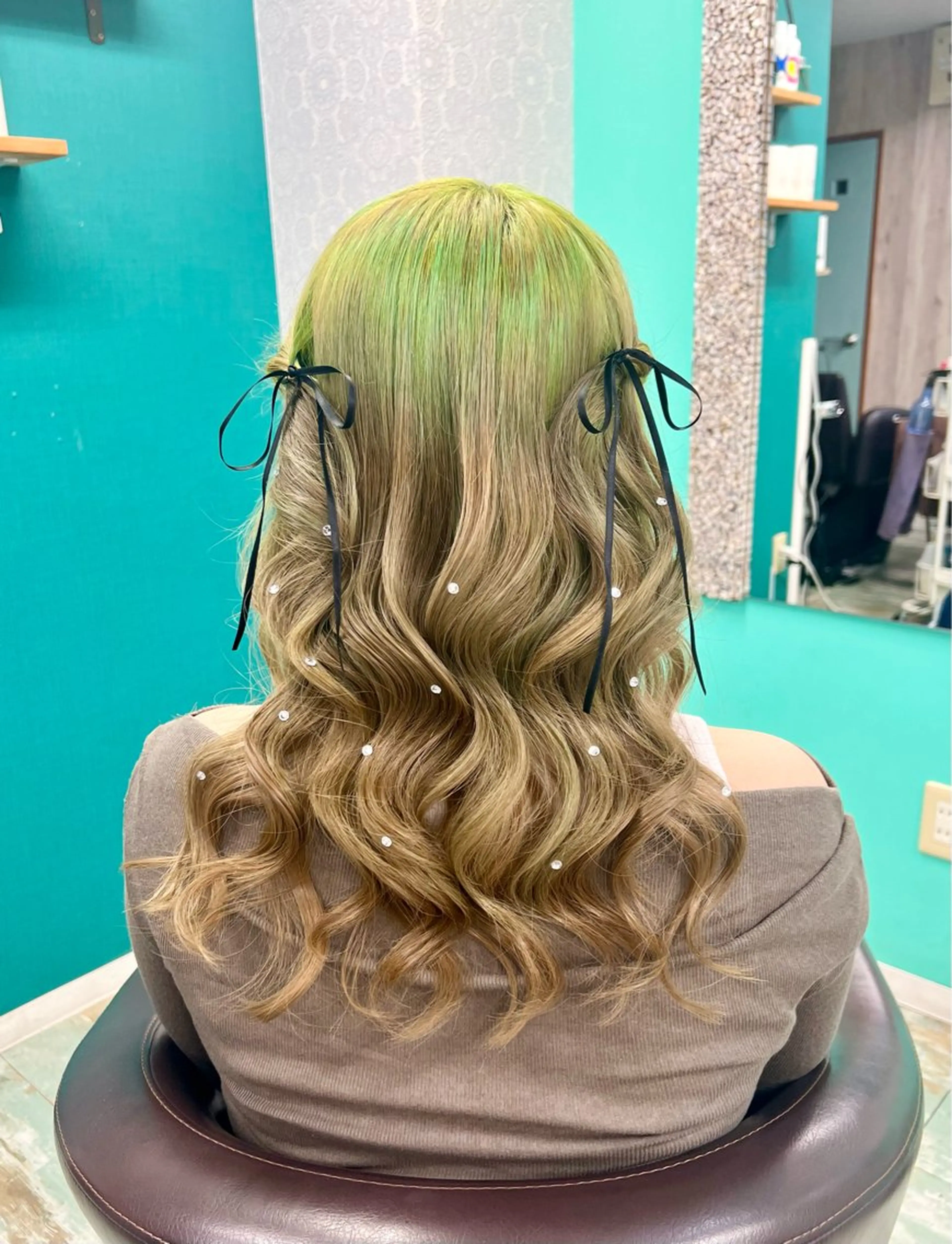 セミロング ヘアセット 田牧 みゆきのヘアスタイル