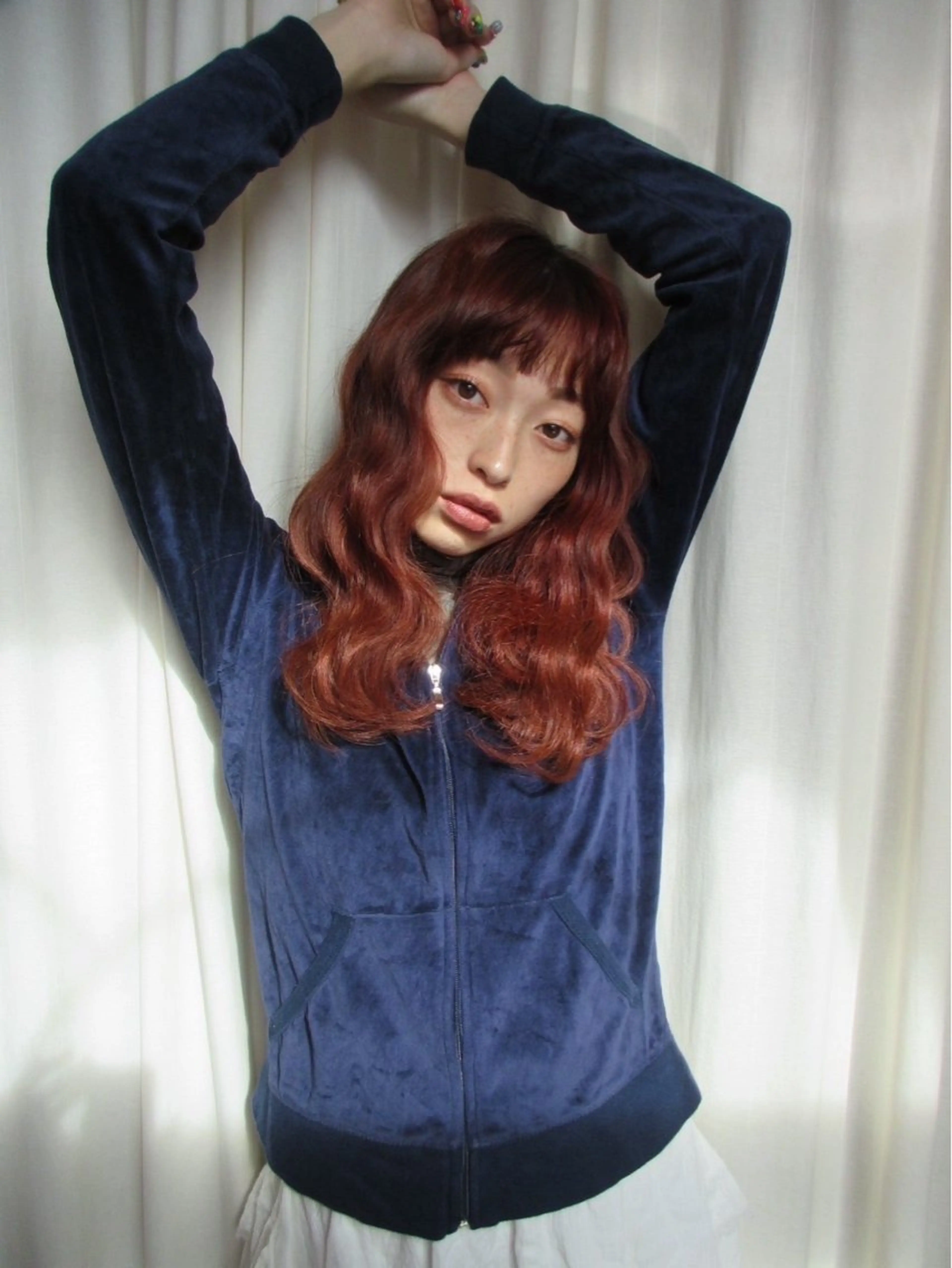 ロング カラー 森田遥奈/透明感カラ ー/似合わせカットのヘアスタイル