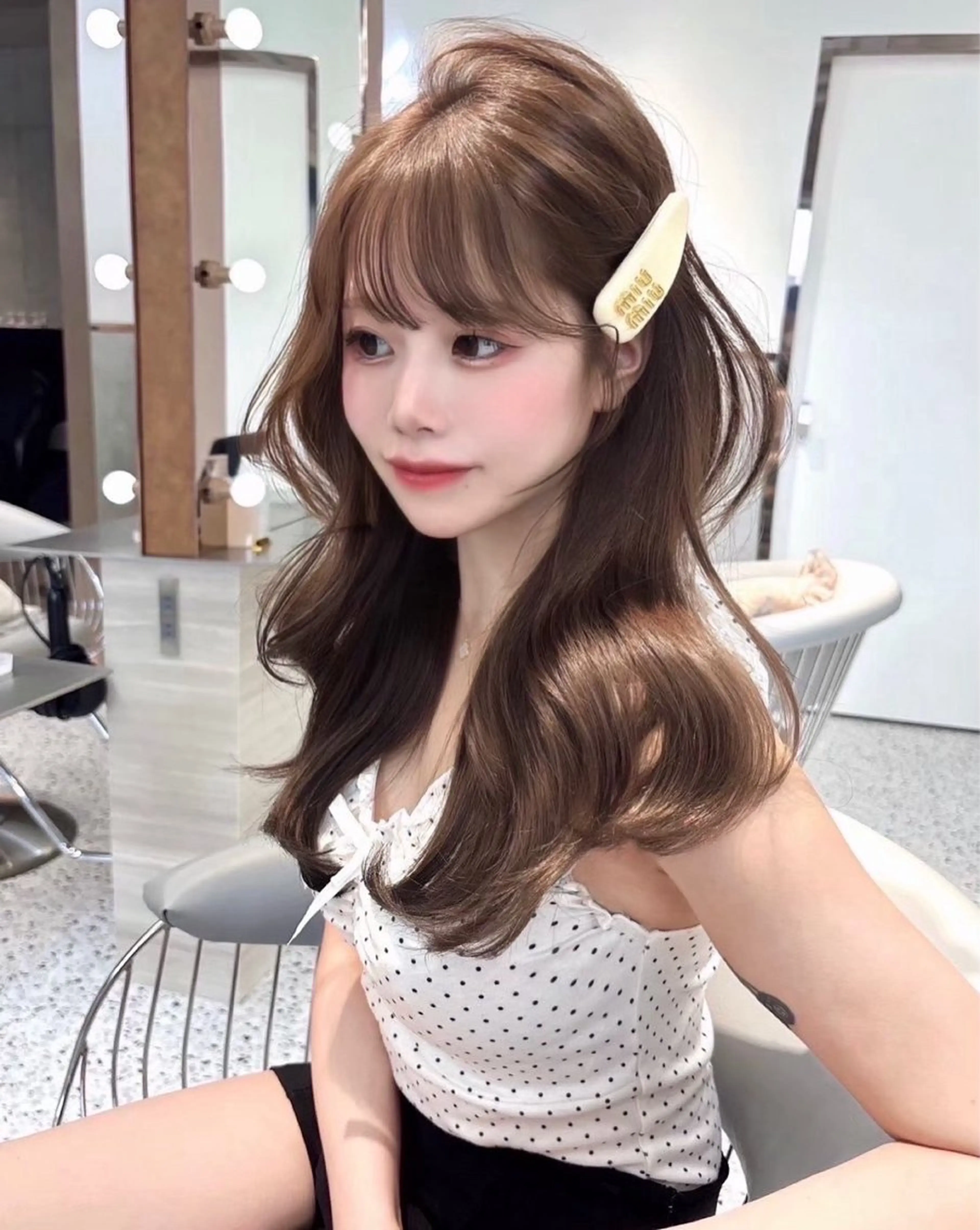 ロング ヘアカラー ヒナ/アイドル再現 ヘア/メンズヘア🦋のヘアスタイル