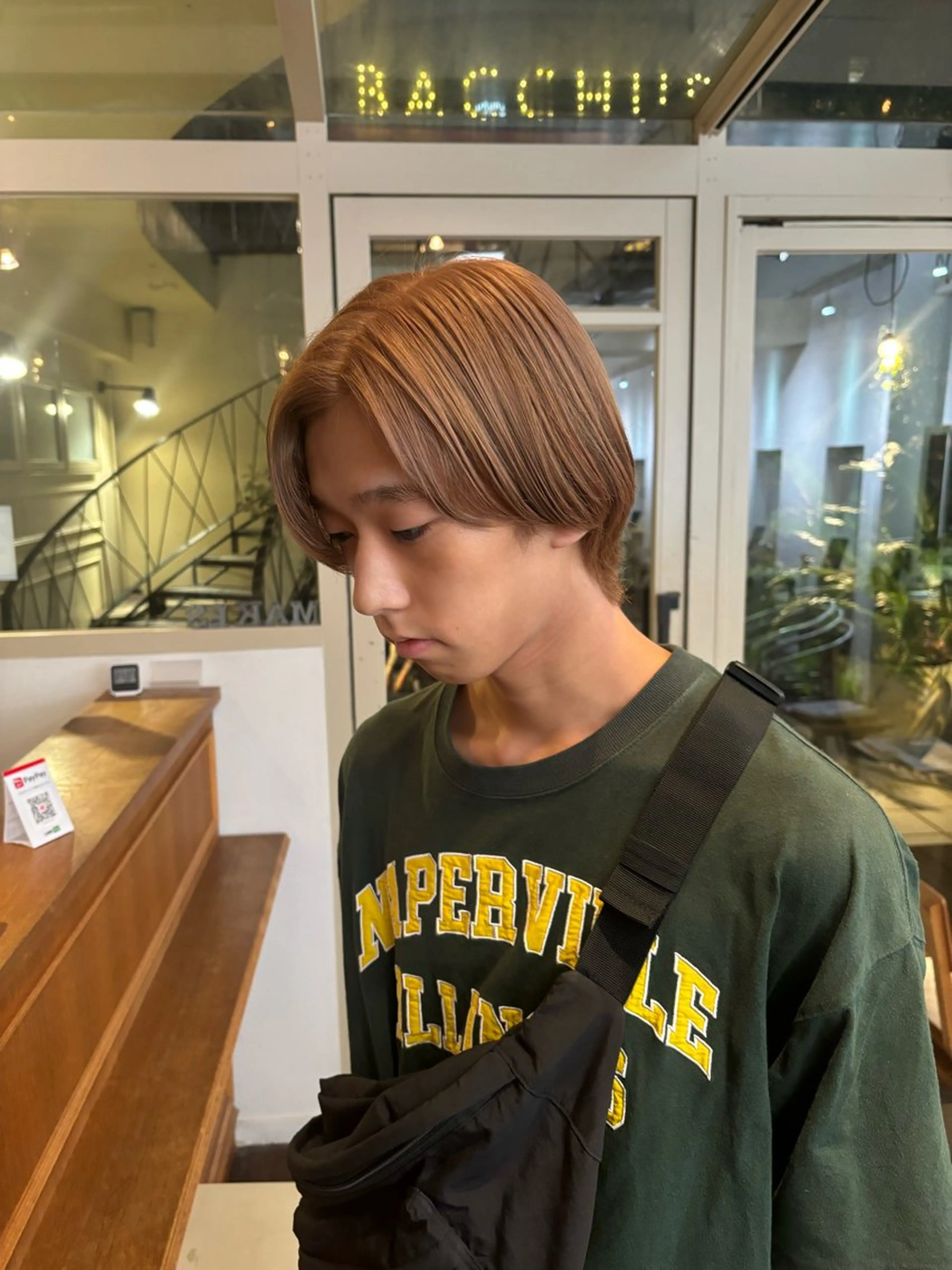 カラー メンズ くいた あやなのヘアスタイル