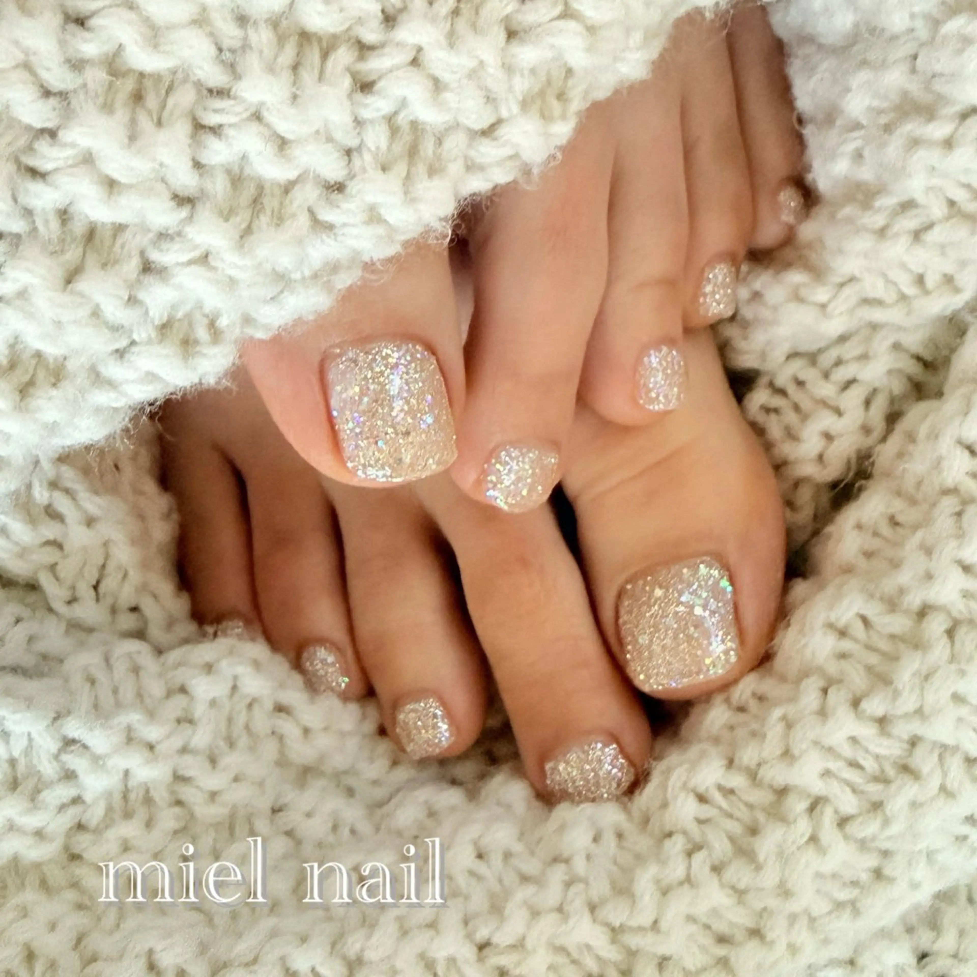 夏準備！キラキラフットで先取り♡の写真