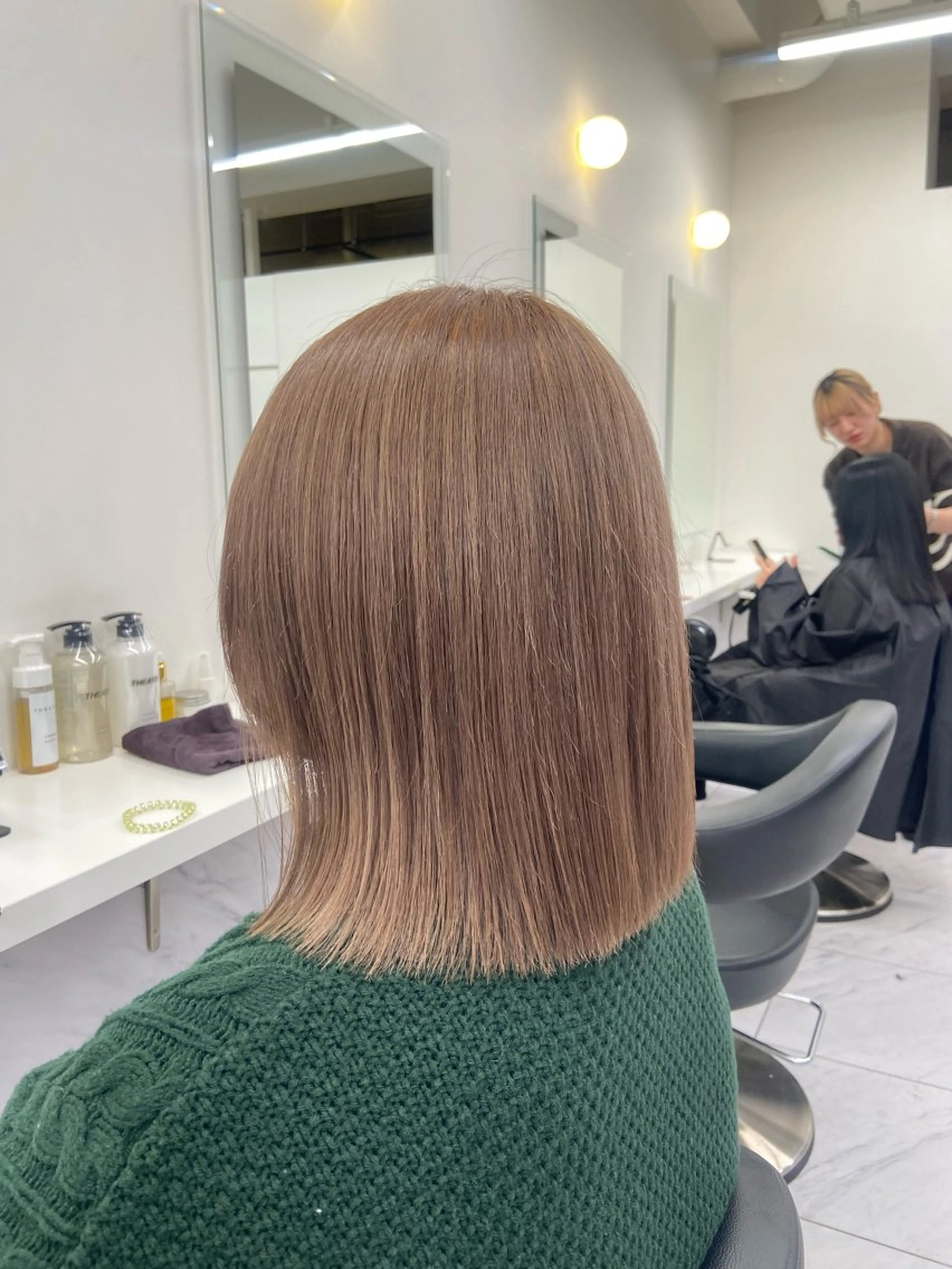 ミディアム カラー ヘアアレンジ Over hair_ misakiのヘアスタイル