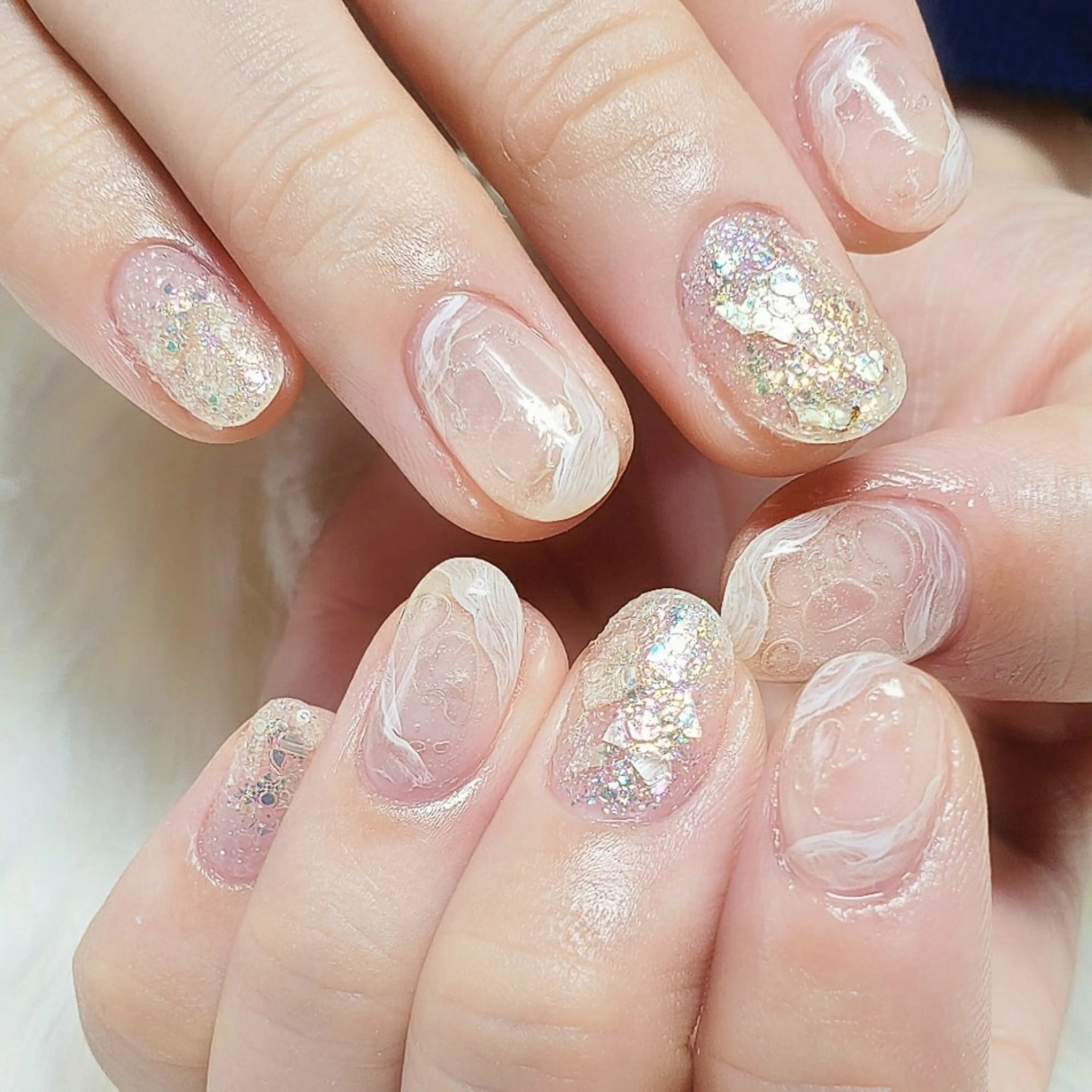 ネイル ジェルネイル ニュアンスネイル ソフトジェル Nail  Aphroditeのネイルデザイン