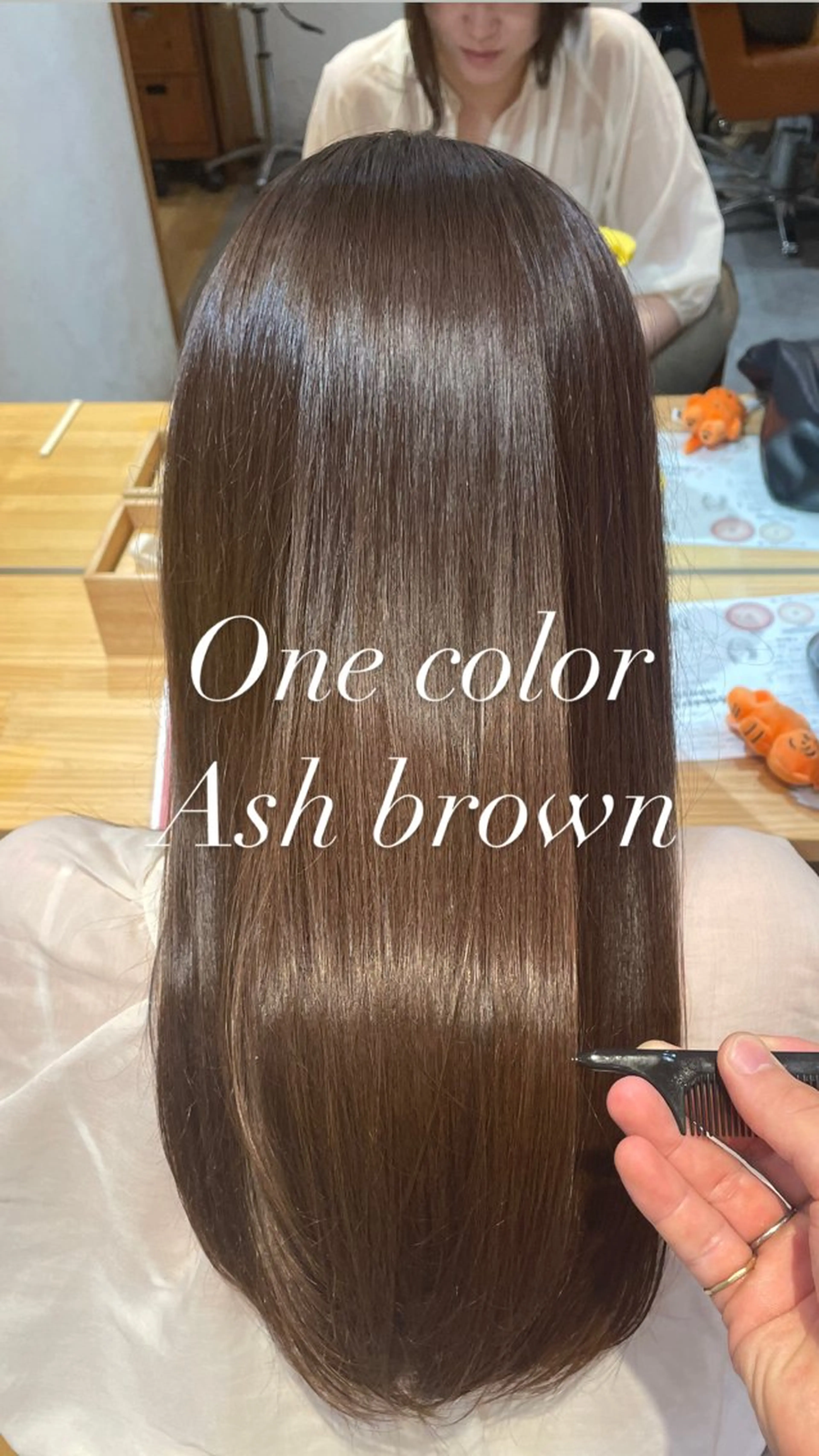 ロング カラー 🪻二宮俊カットモデ ル縮毛矯正募集🪻のヘアスタイル