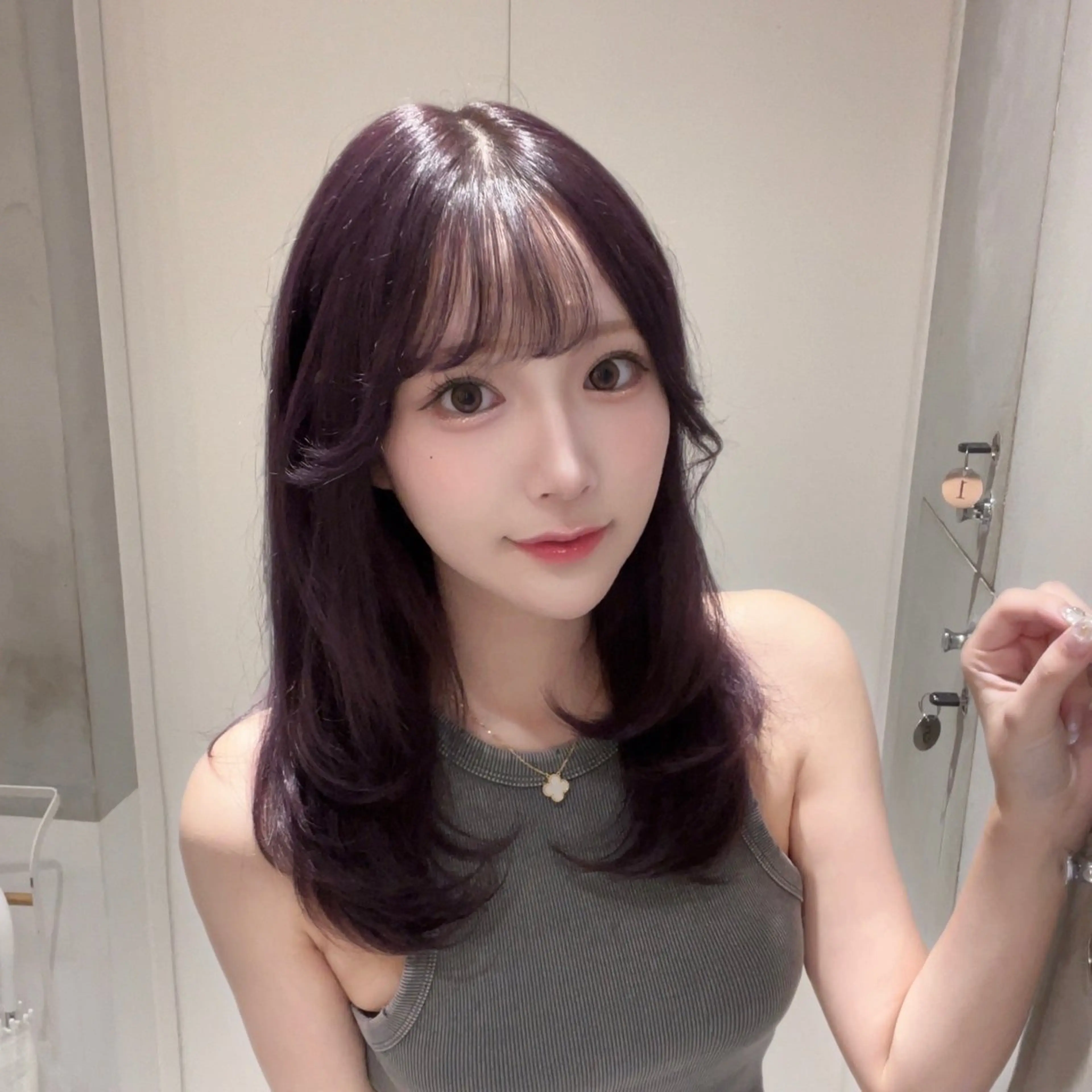 ミディアム Rino🎀/盛れる 顔周りカット🪽✩のヘアスタイル