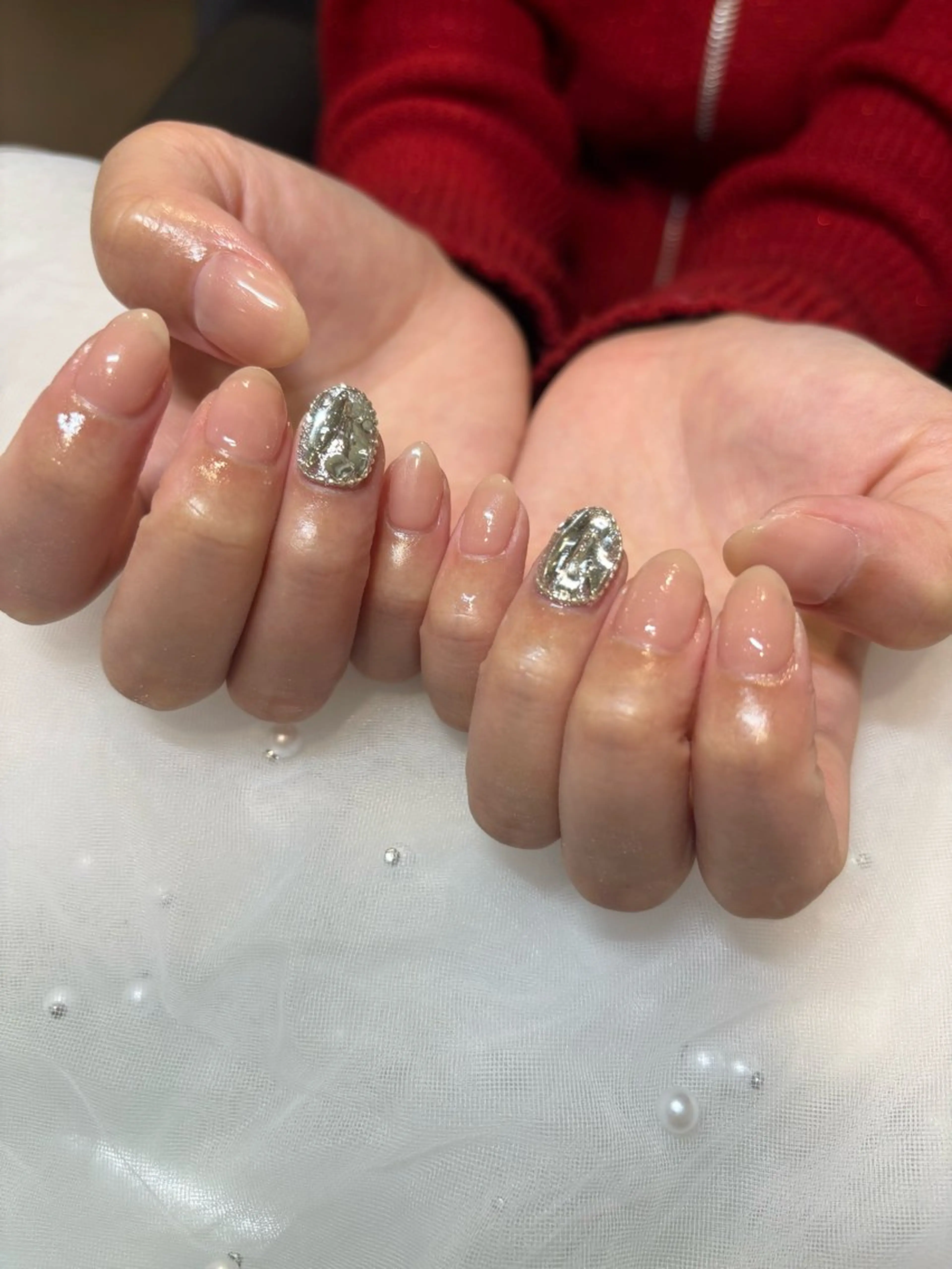 ネイル オフィスネイル シンプルネイル AKANE 🧴のネイルデザイン
