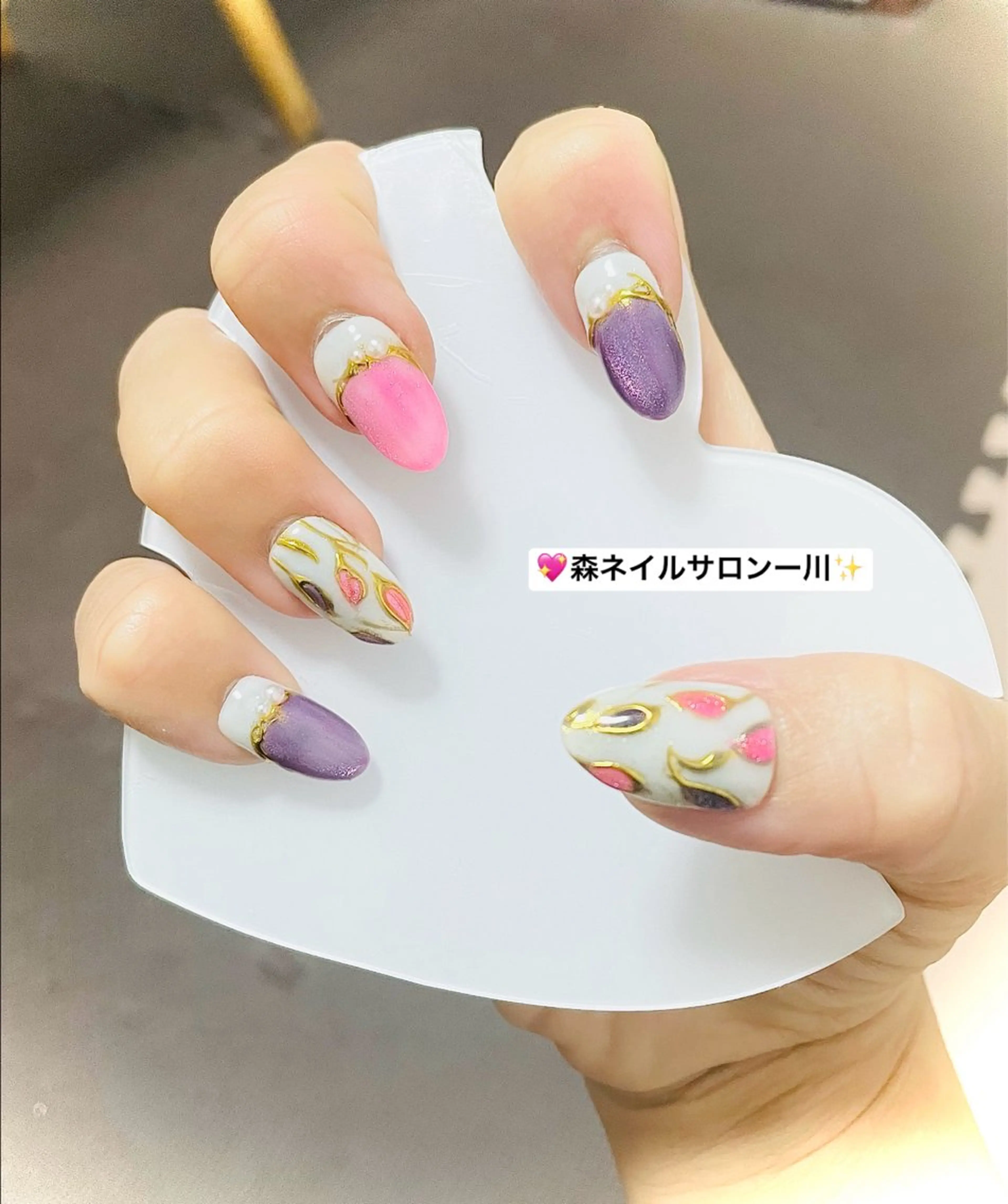 ネイル ハンドネイル フットネイル 森 ネイル サロンのネイルデザイン