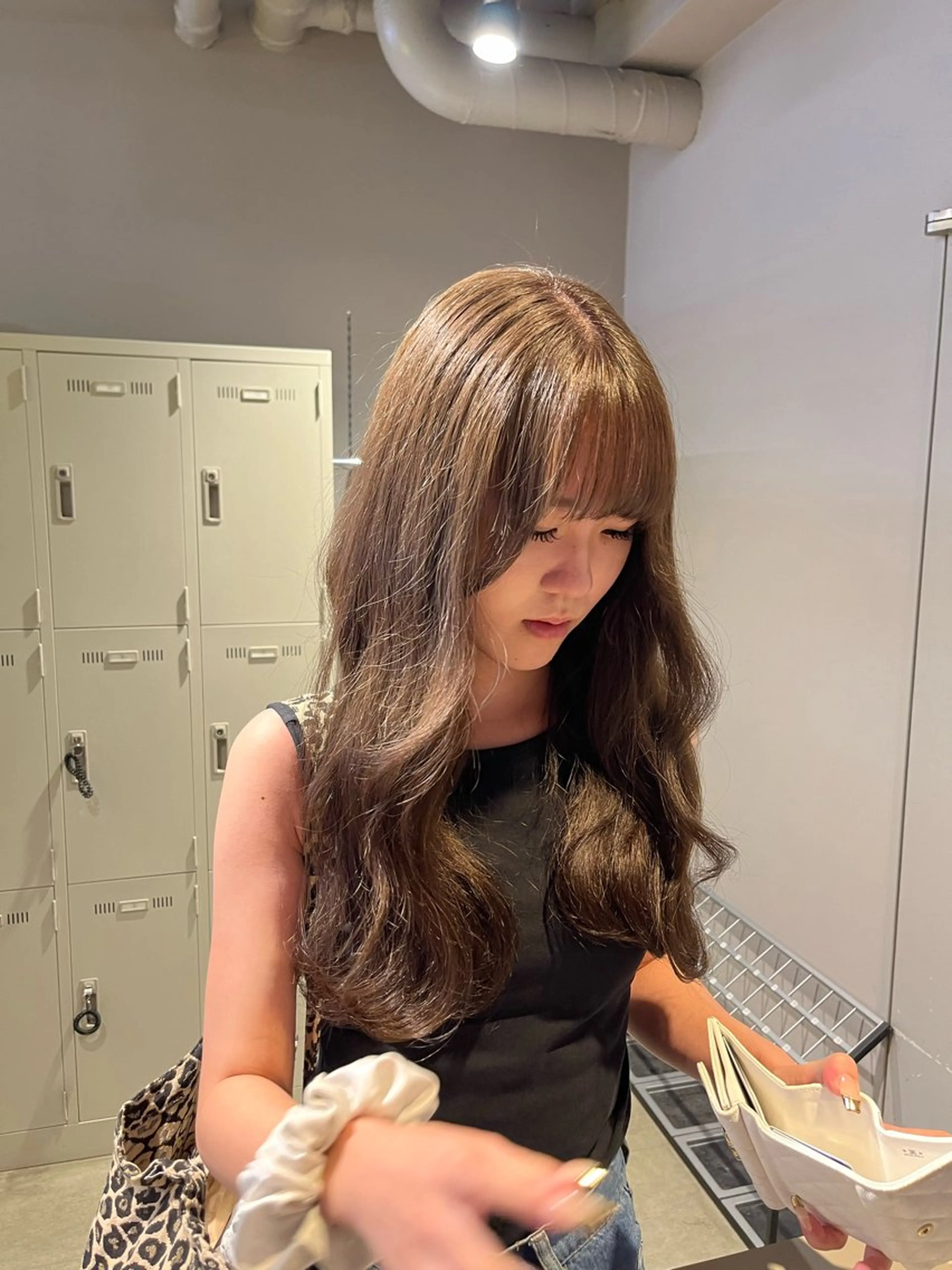 ロング ヘアカラー トリートメント ヘッドスパ ヘアセット 寒色＆ブリーチ特化 寒色MiOのヘアスタイル