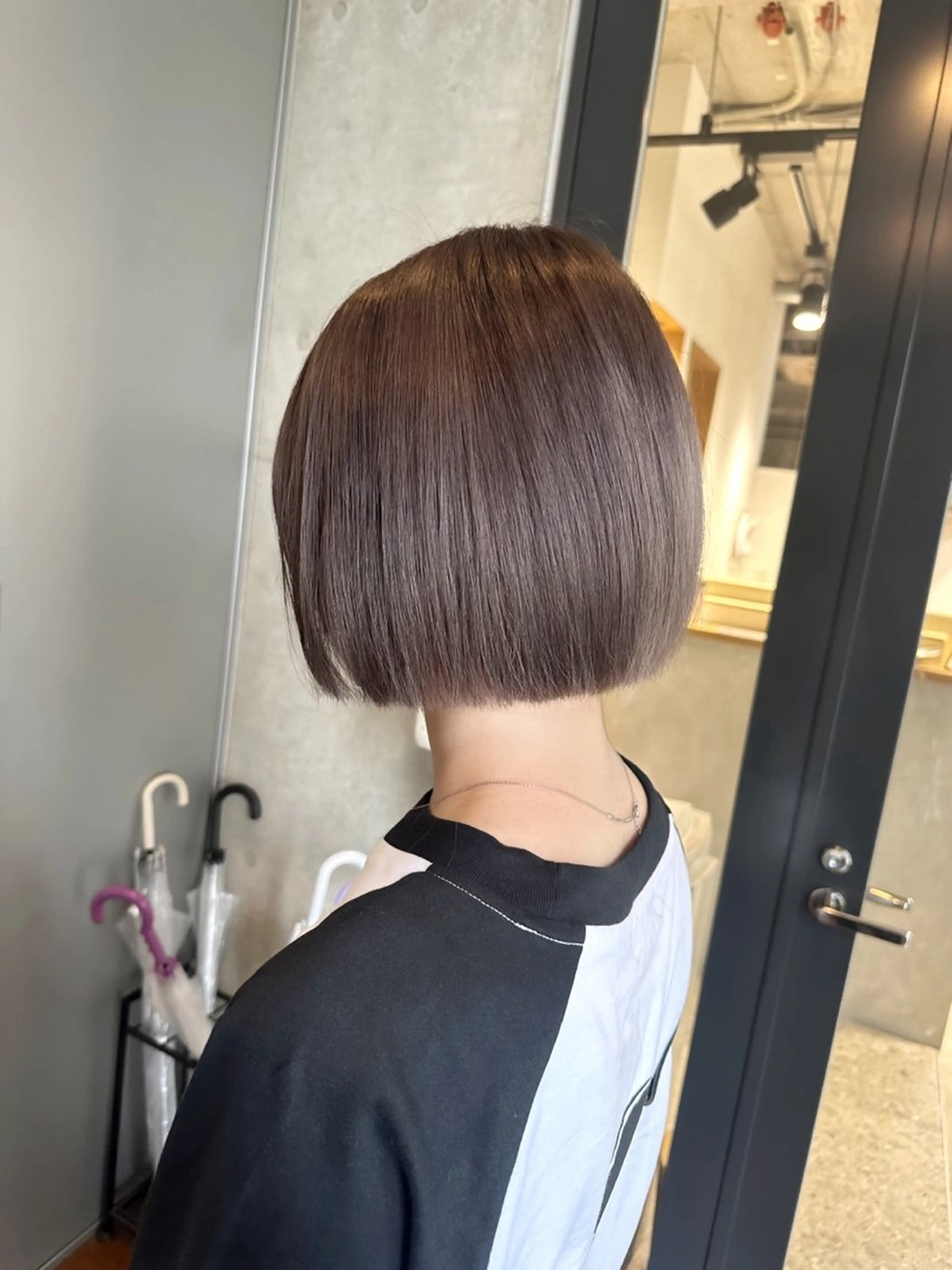 ミディアム ︎🤎W color MIYU‎🤎のヘアスタイル