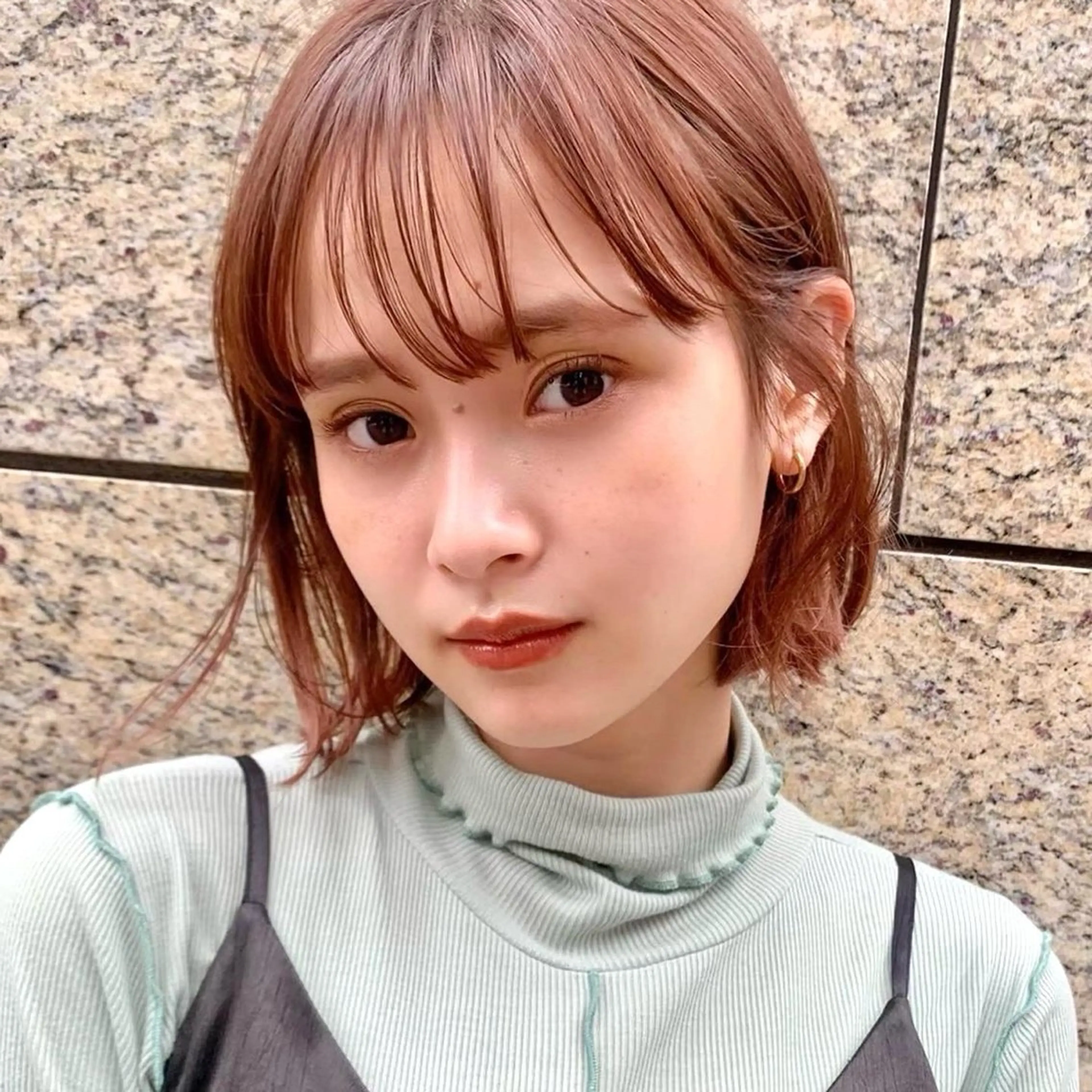 ショート カラー 🌱小顔ヘア/ボブ ミディアム/双葉🌱のヘアスタイル