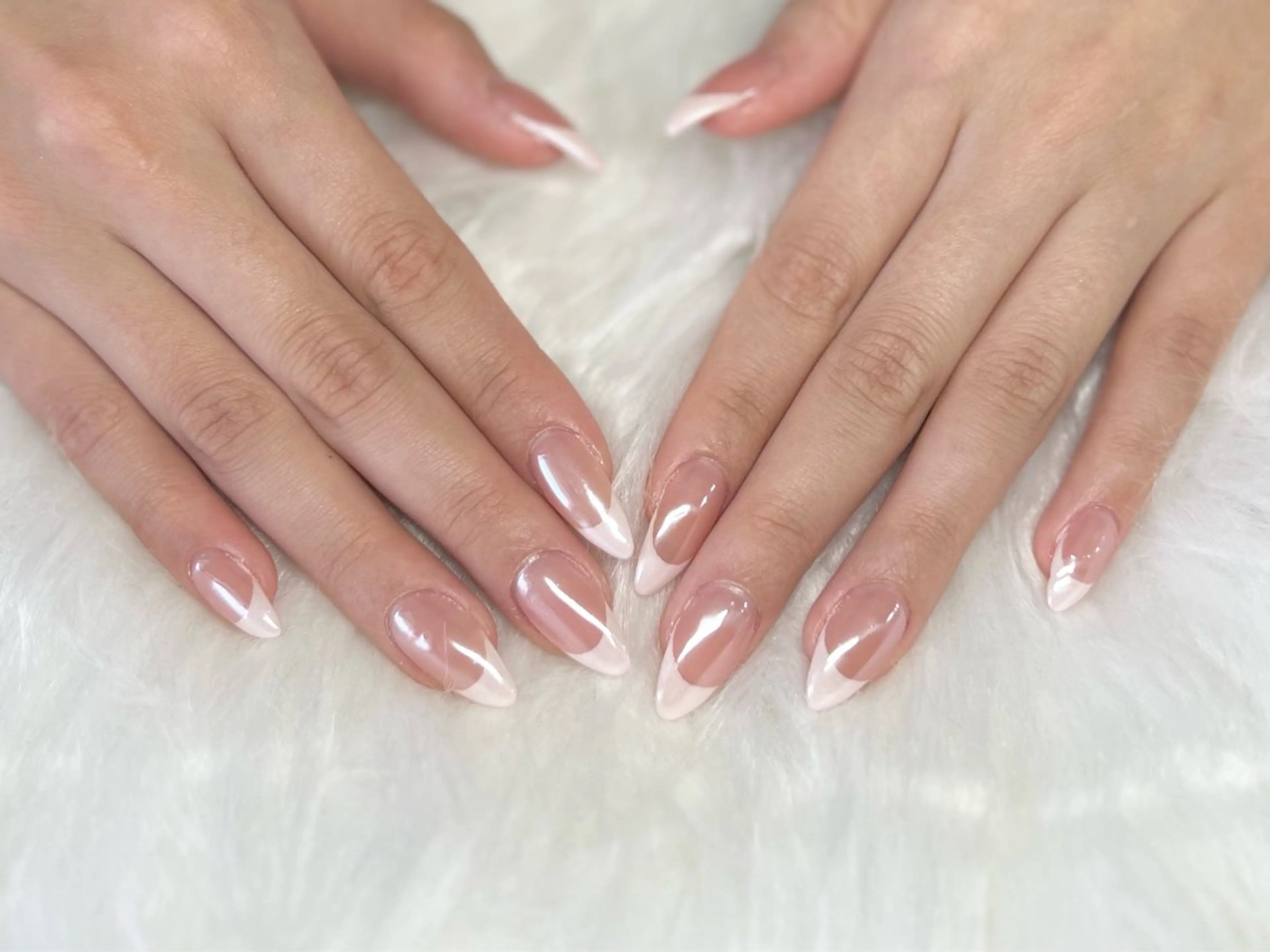 【練習モデル】白フレンチ🤍（オフあり）の写真