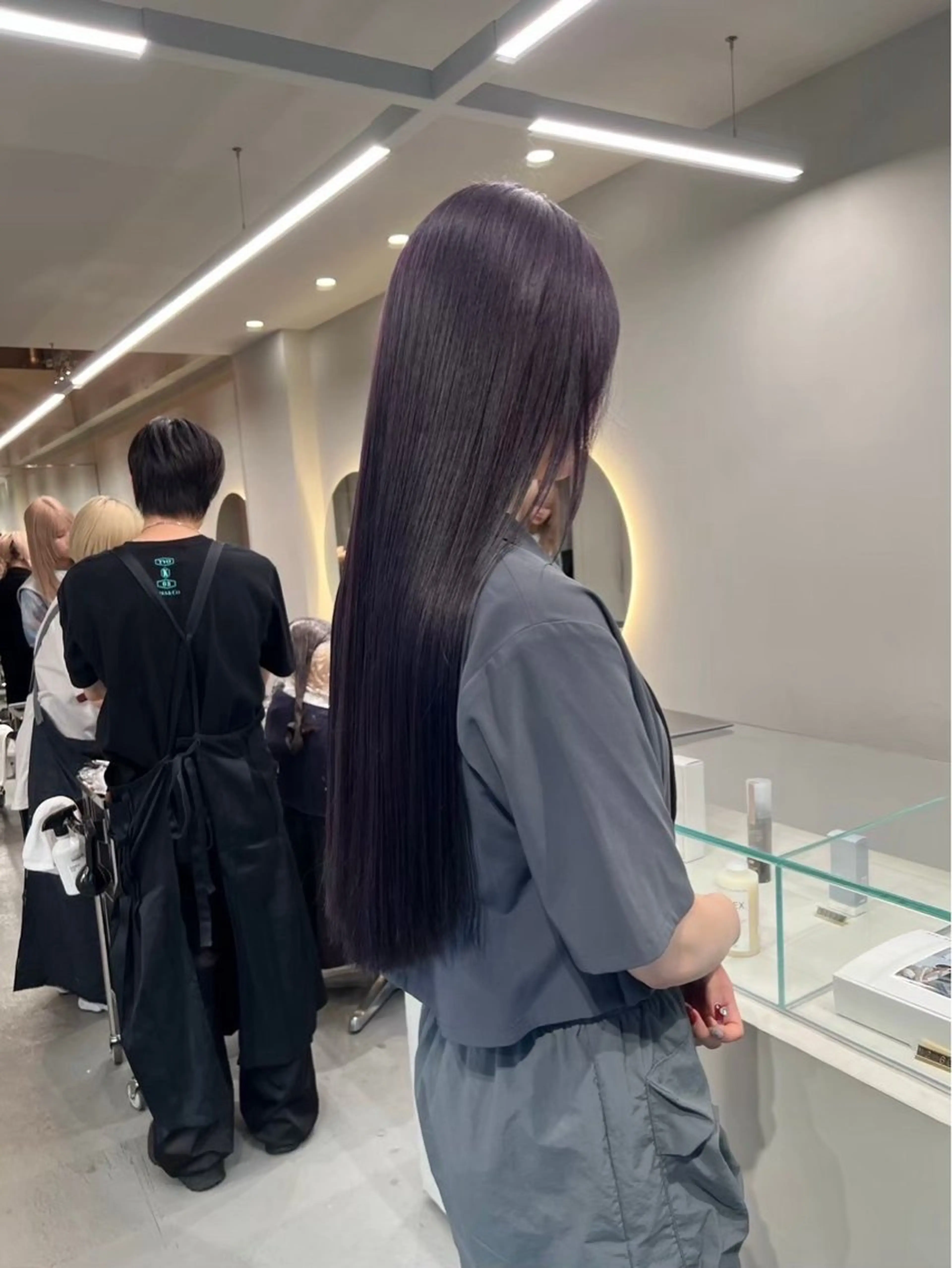 ロング カラー ヘアアレンジ 原宿・デザインカラー YUI🤍ྀིのヘアスタイル