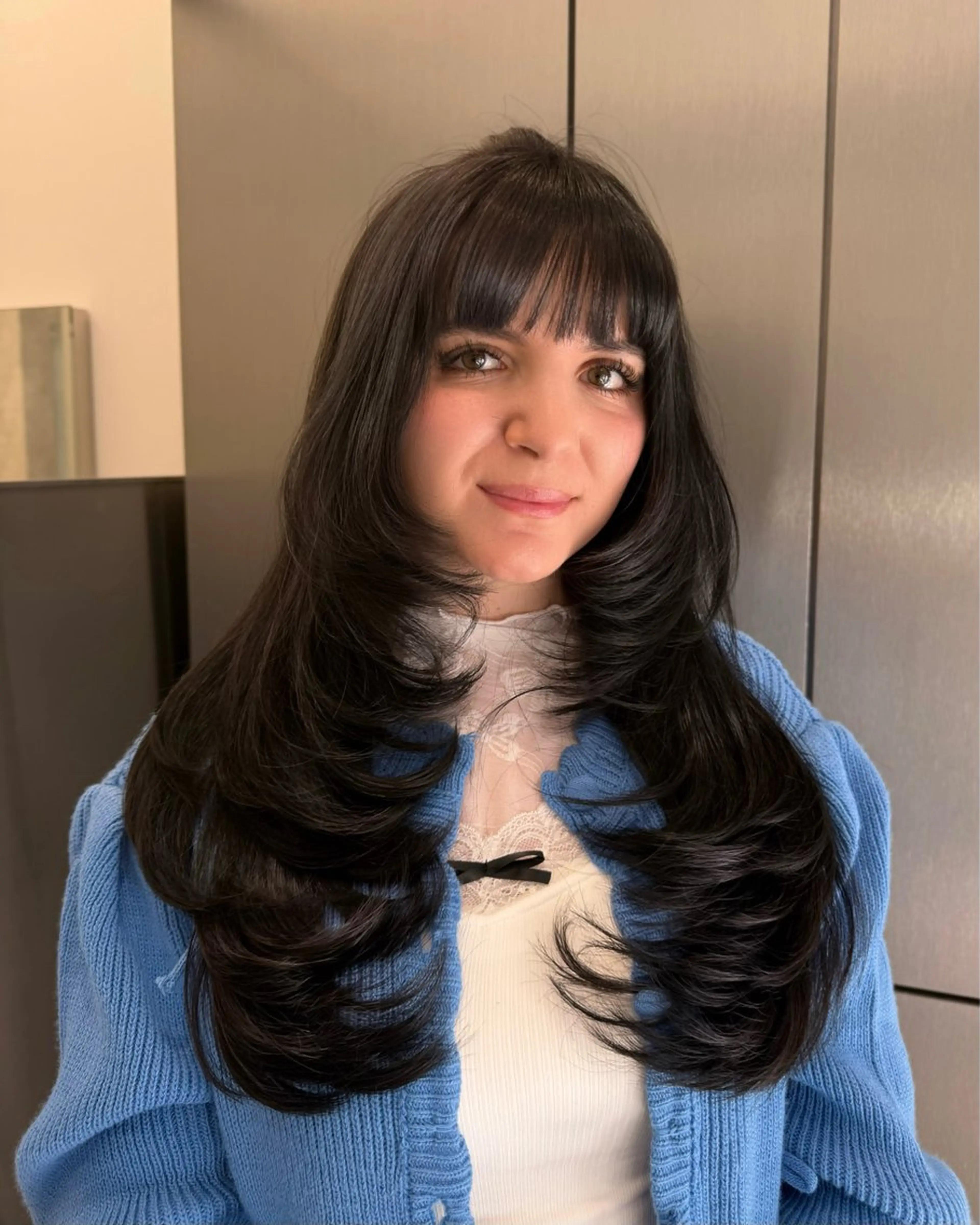 ロング レイヤーカット カット ヘアカラー トリートメント 大人レイヤー/艶美髪 🇺🇸TOMONAのヘアスタイル