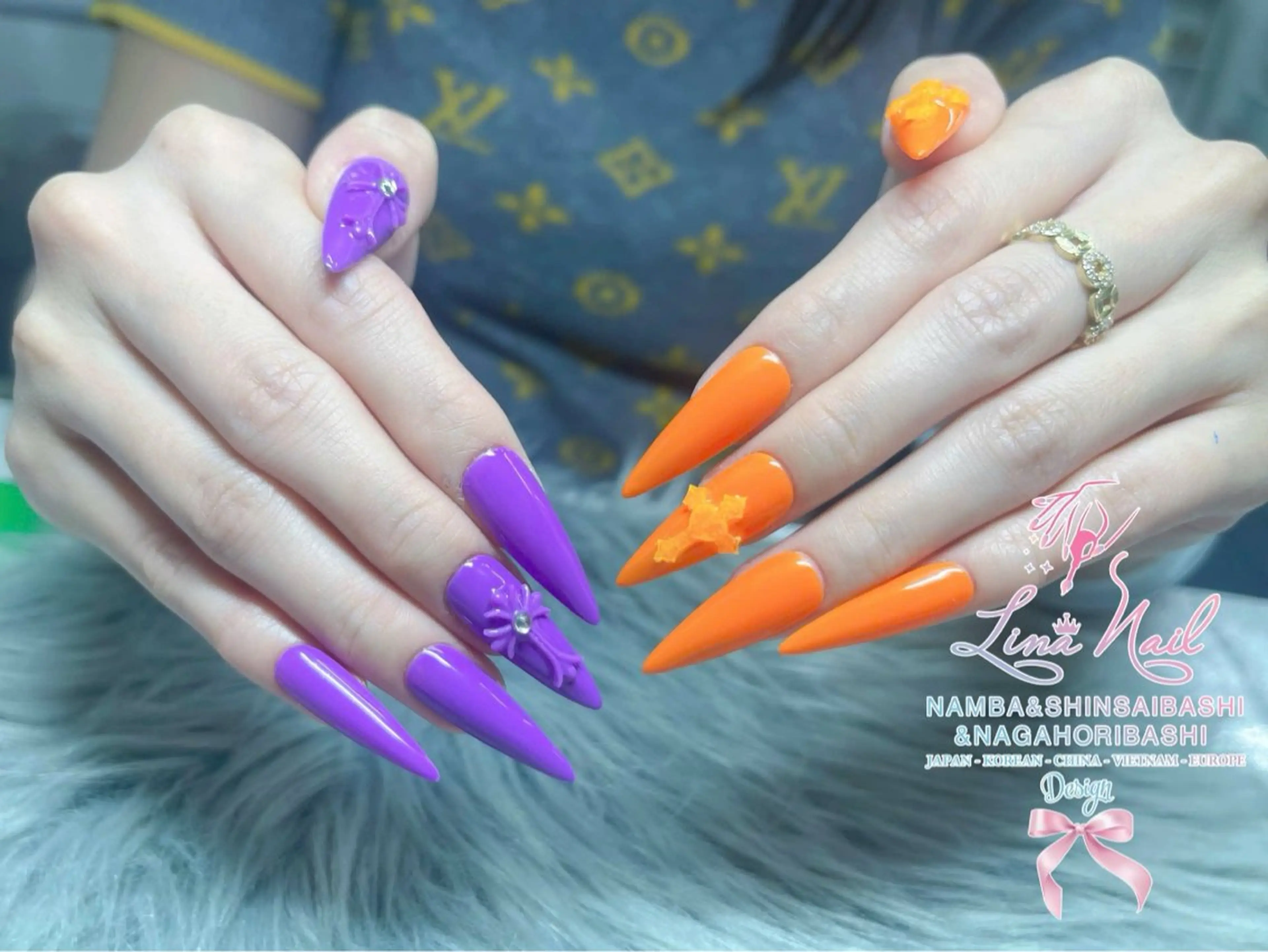 ネイル フットネイル ジェルネイル 持ち込み ネイルチップ ハンドネイル リナネイル 長堀橋店／東心斎橋店のネイルデザイン