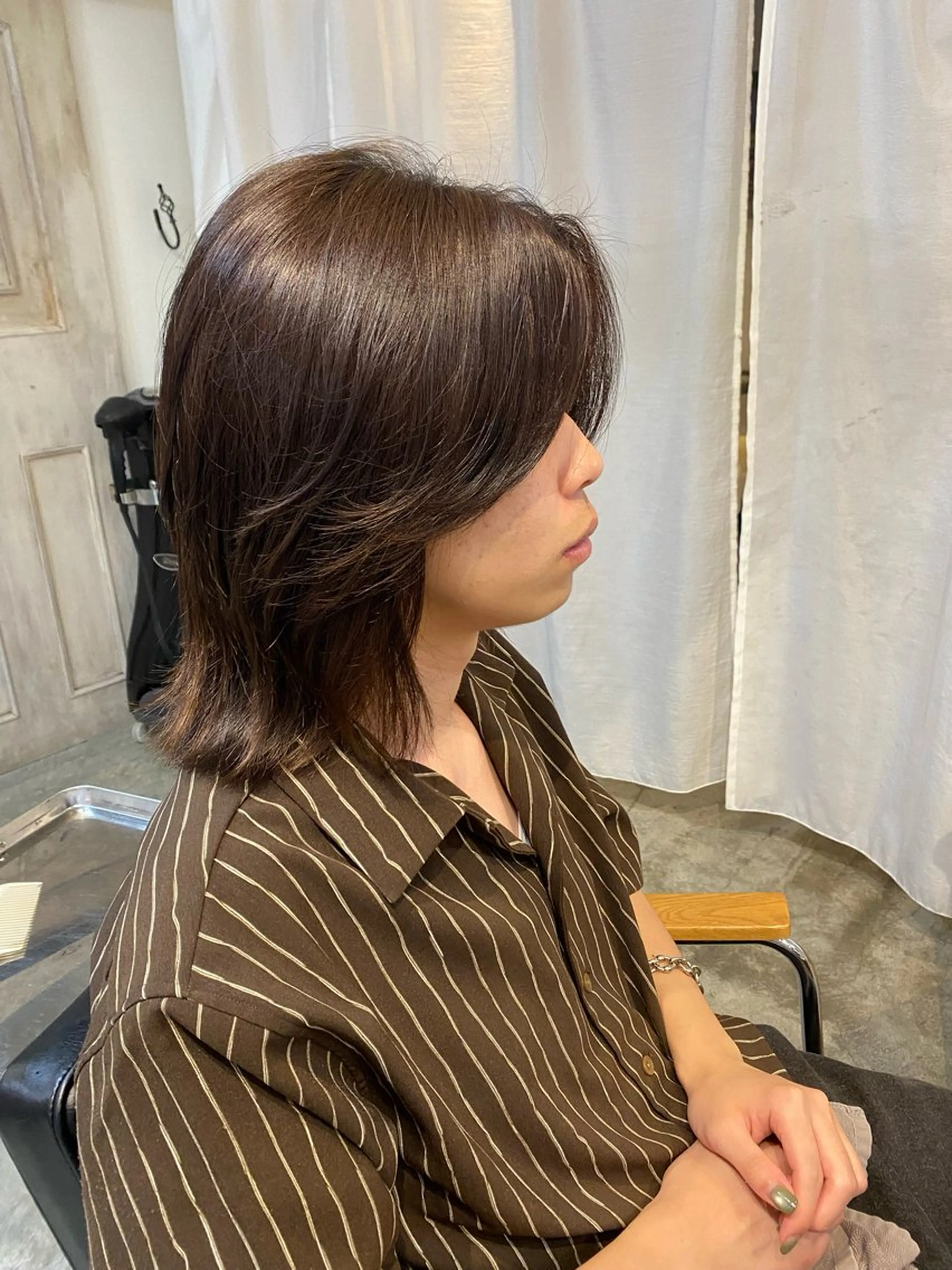 ロング メンズ カット 縮毛矯正 トリートメント men's　パーマ/ ⭐️Tenshinのヘアスタイル