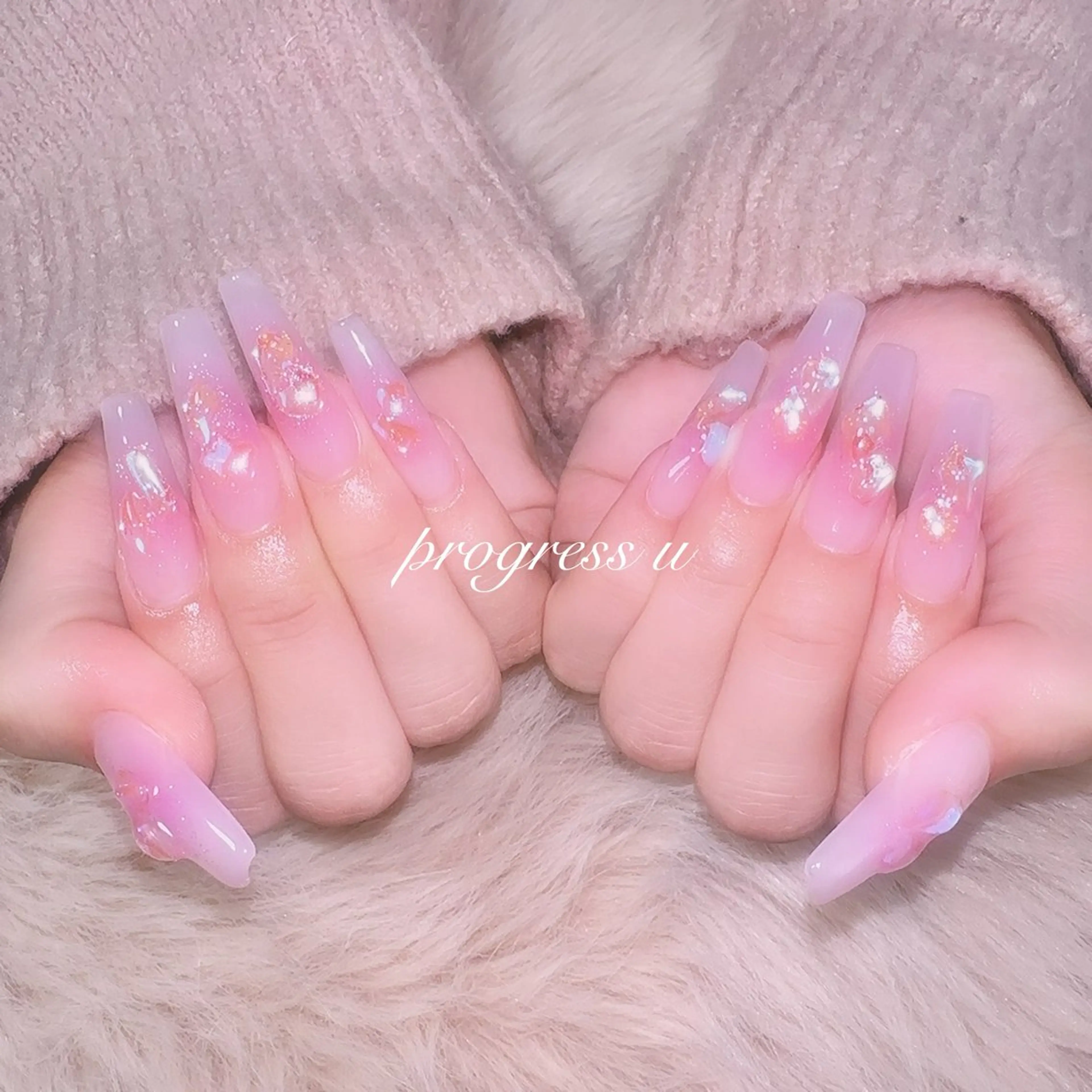 ネイル ハンドネイル progress uのネイルデザイン