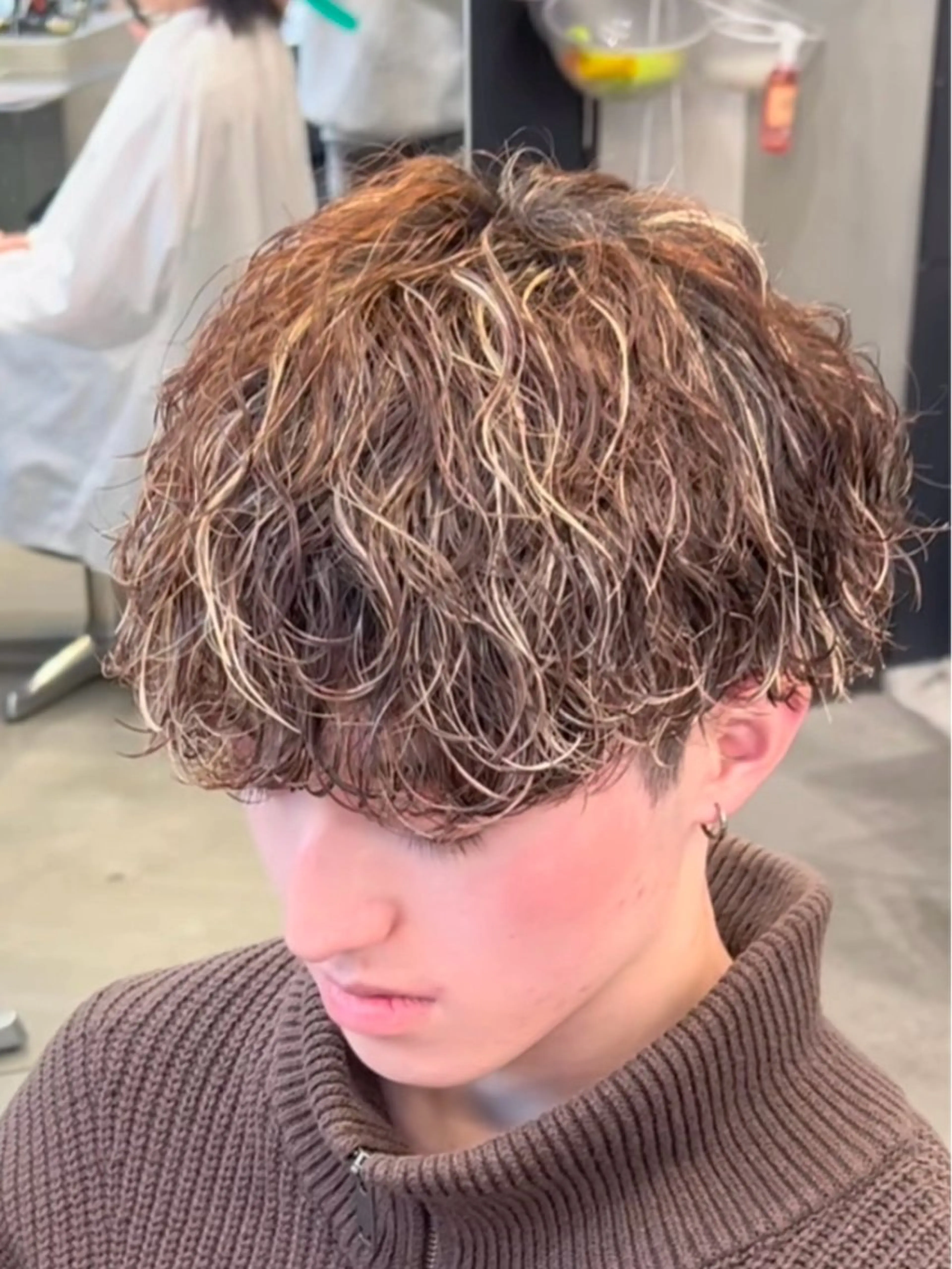 カラー パーマ メンズ ゆきえ🤍 fifth/パーマ‪のヘアスタイル