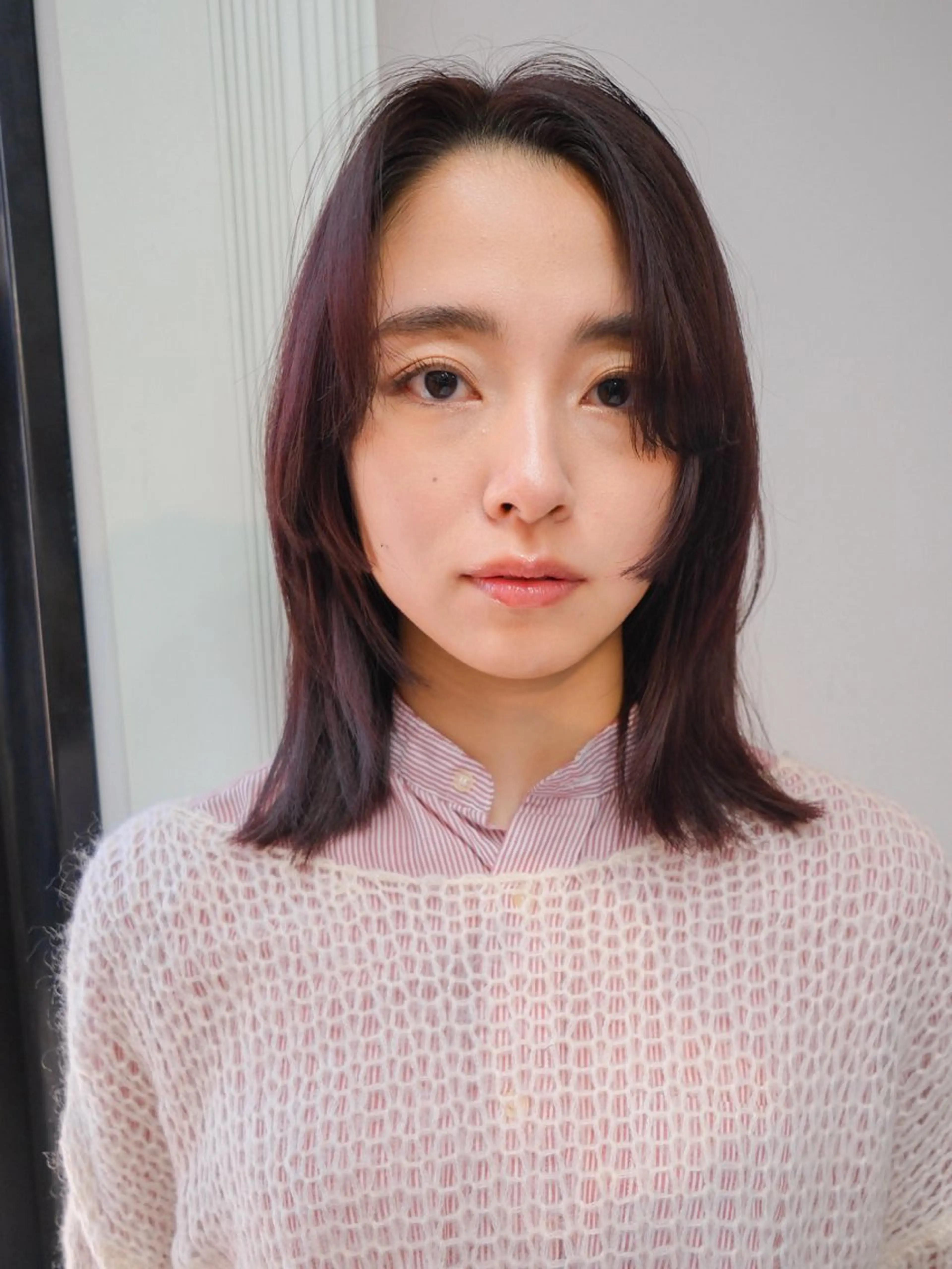 カラー ブラウンカラー レッドカラー ボブ/ミディアム 親しみやすさ/さくらのヘアスタイル