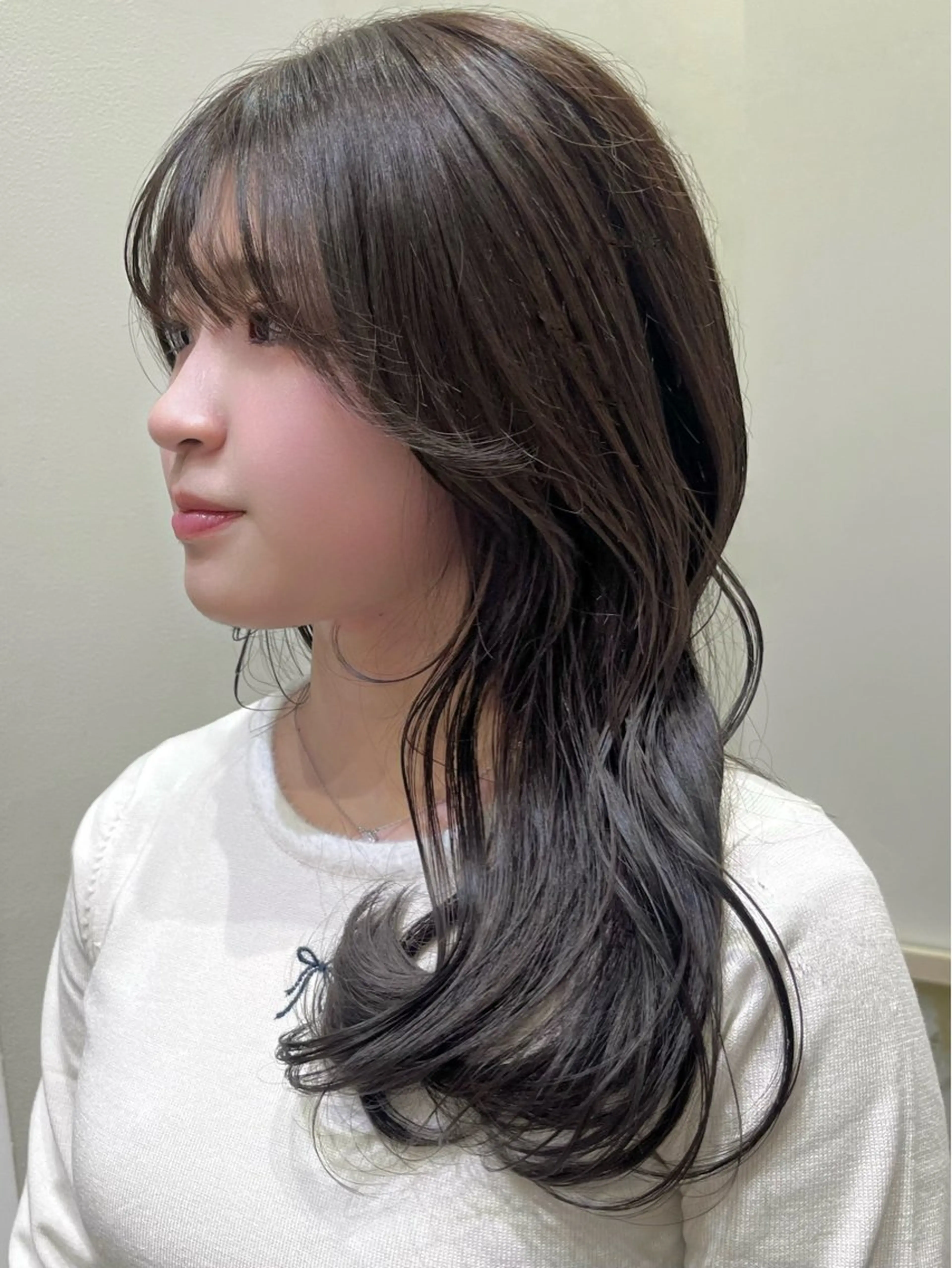 セミロング カラー ヘアカラー 暖色カラー/ダブル カラー/名古屋/辻のヘアスタイル