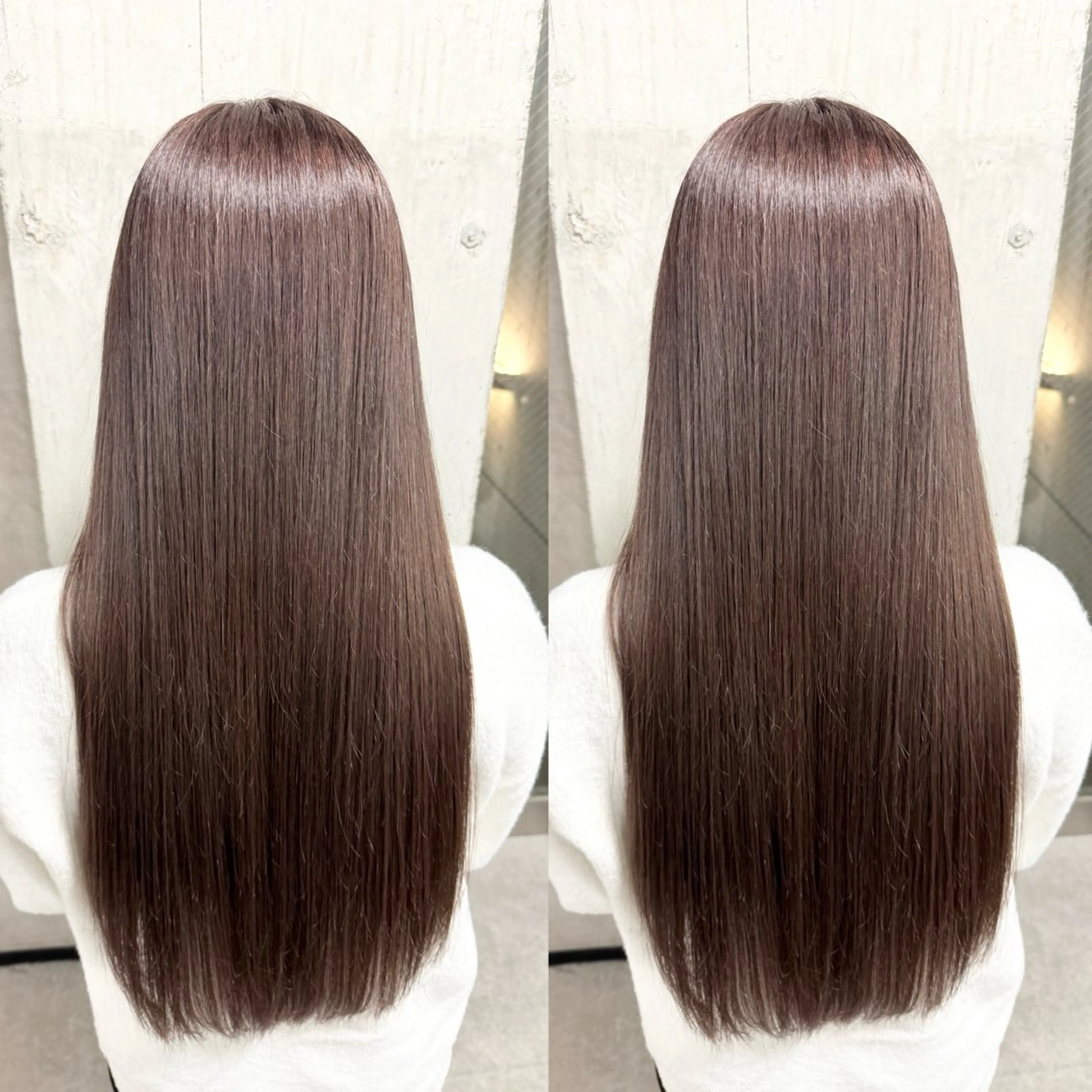 カラー ブリーチ グレージュ ミルクティーグレージュ 🫧大人艶髪🫧 タクミのヘアスタイル