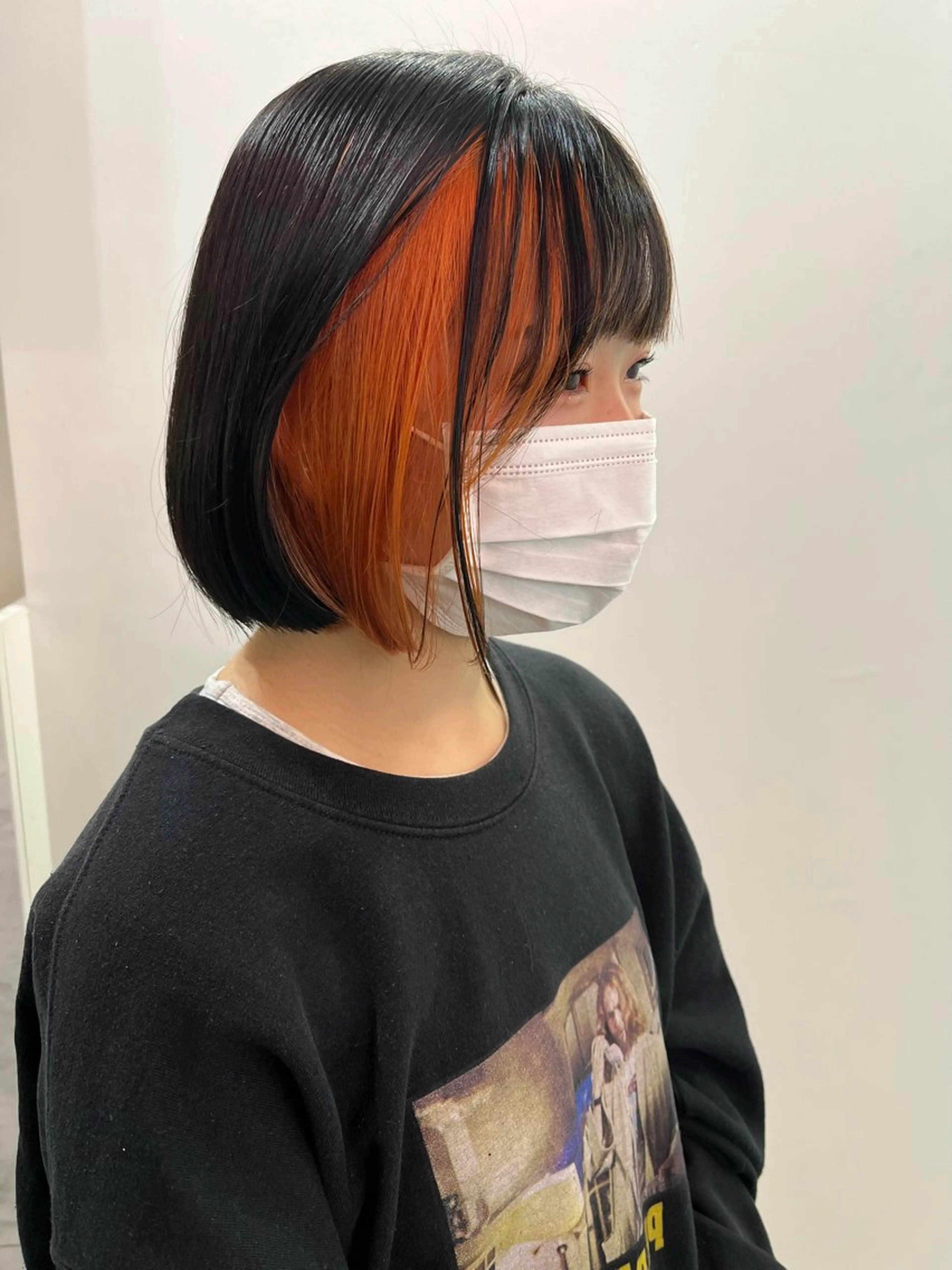 ミディアム カラー ヘアカラー トリートメント ハイトーンを育てる ブリーチカラー/牧原のヘアスタイル