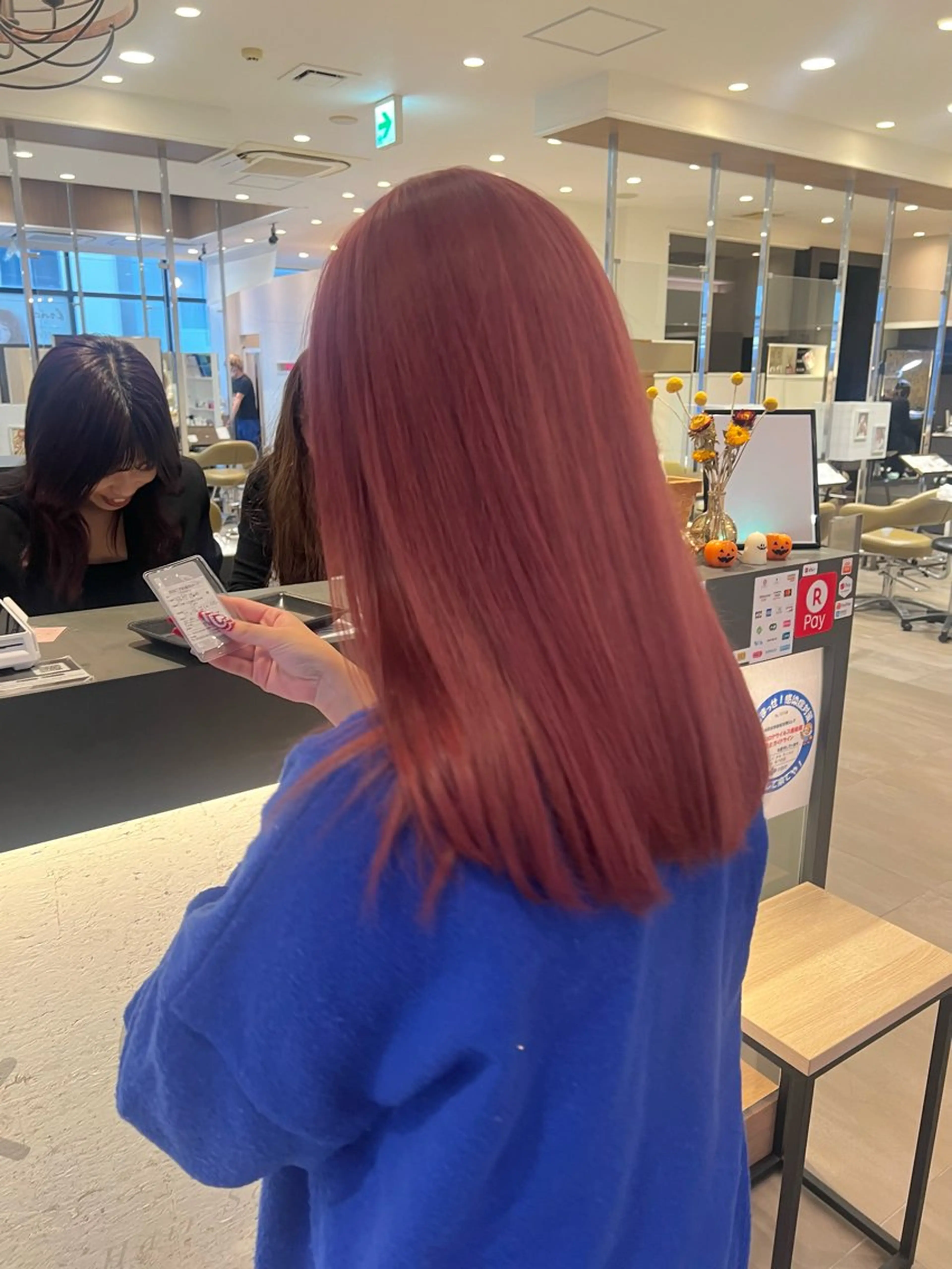 ロング カラー レッドカラー 🎀🕊RION 🩰のヘアスタイル