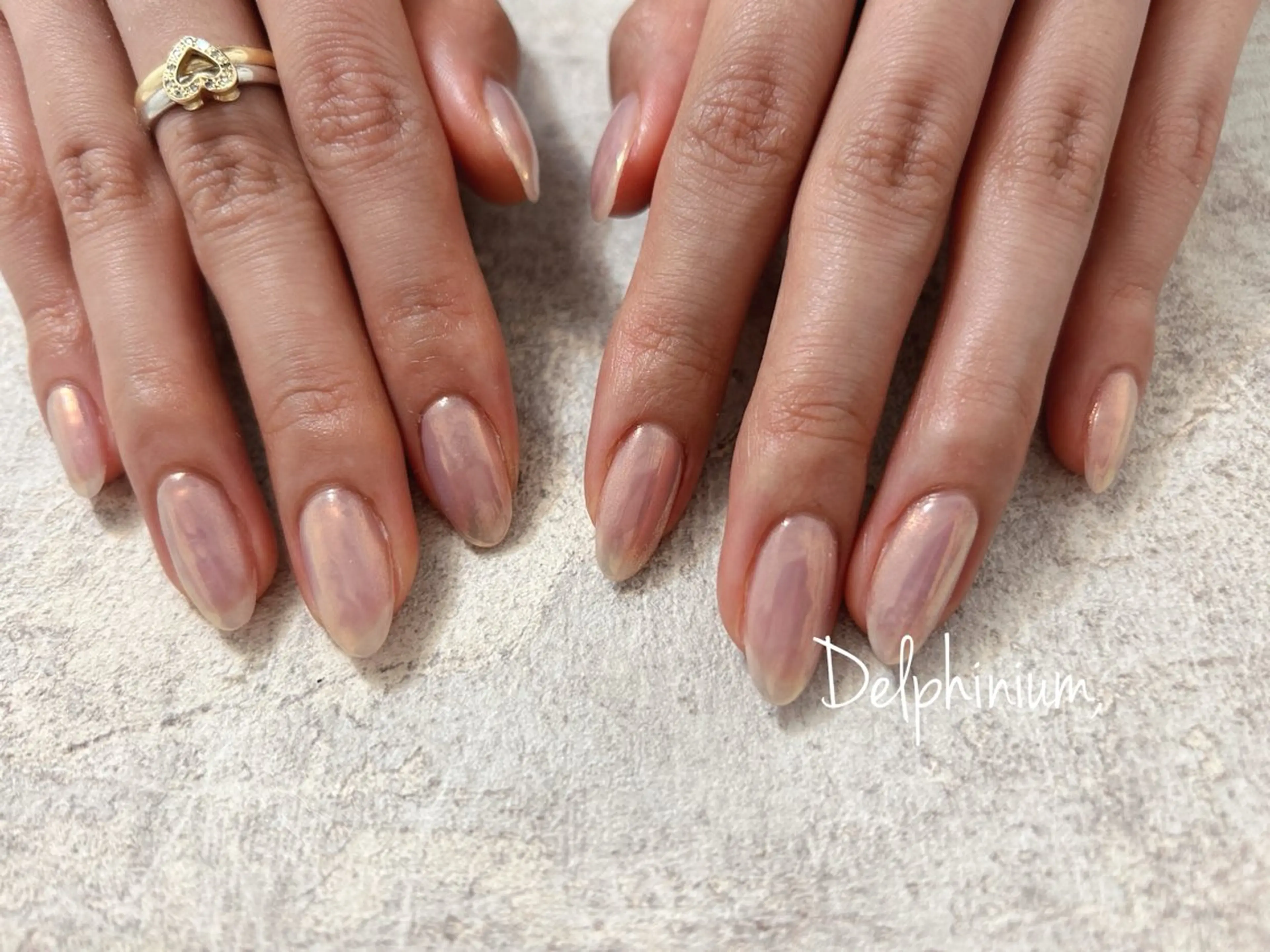 ネイル ミラーネイル ハンドネイル 岡本 友恵のネイルデザイン